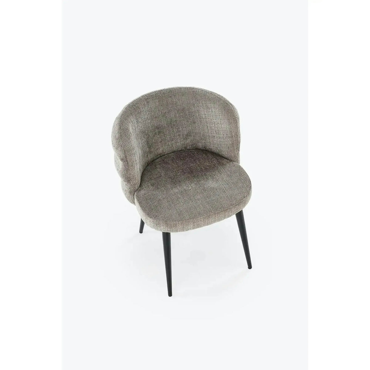 Scaun K575, gri - Cremona 96, stofa catifelata/otel, 62x64x79 cm