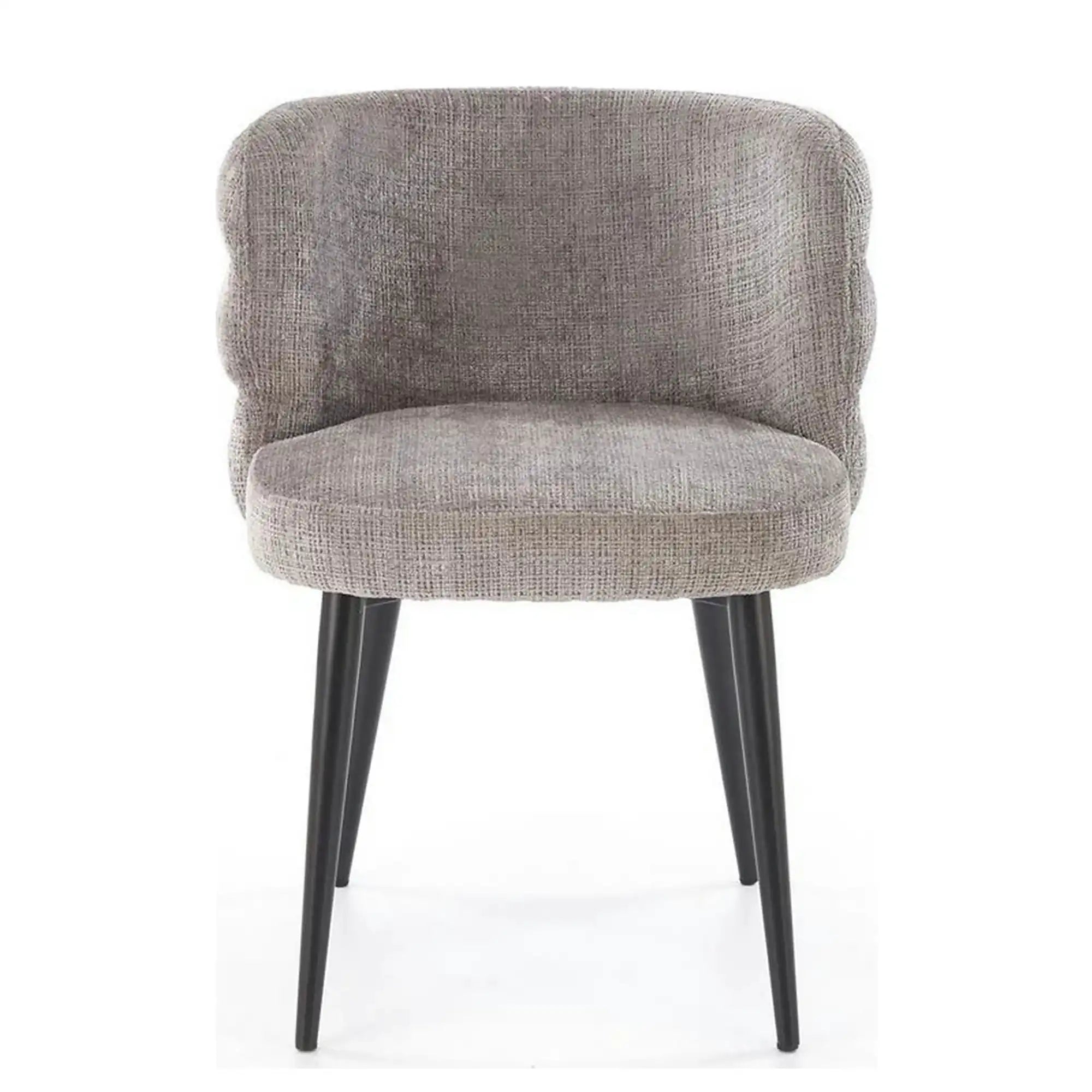 Scaun K575, gri - Cremona 96, stofa catifelata/otel, 62x64x79 cm