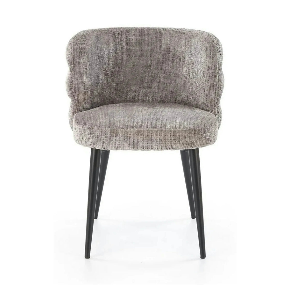 Scaun K575, gri - Cremona 96, stofa catifelata/otel, 62x64x79 cm