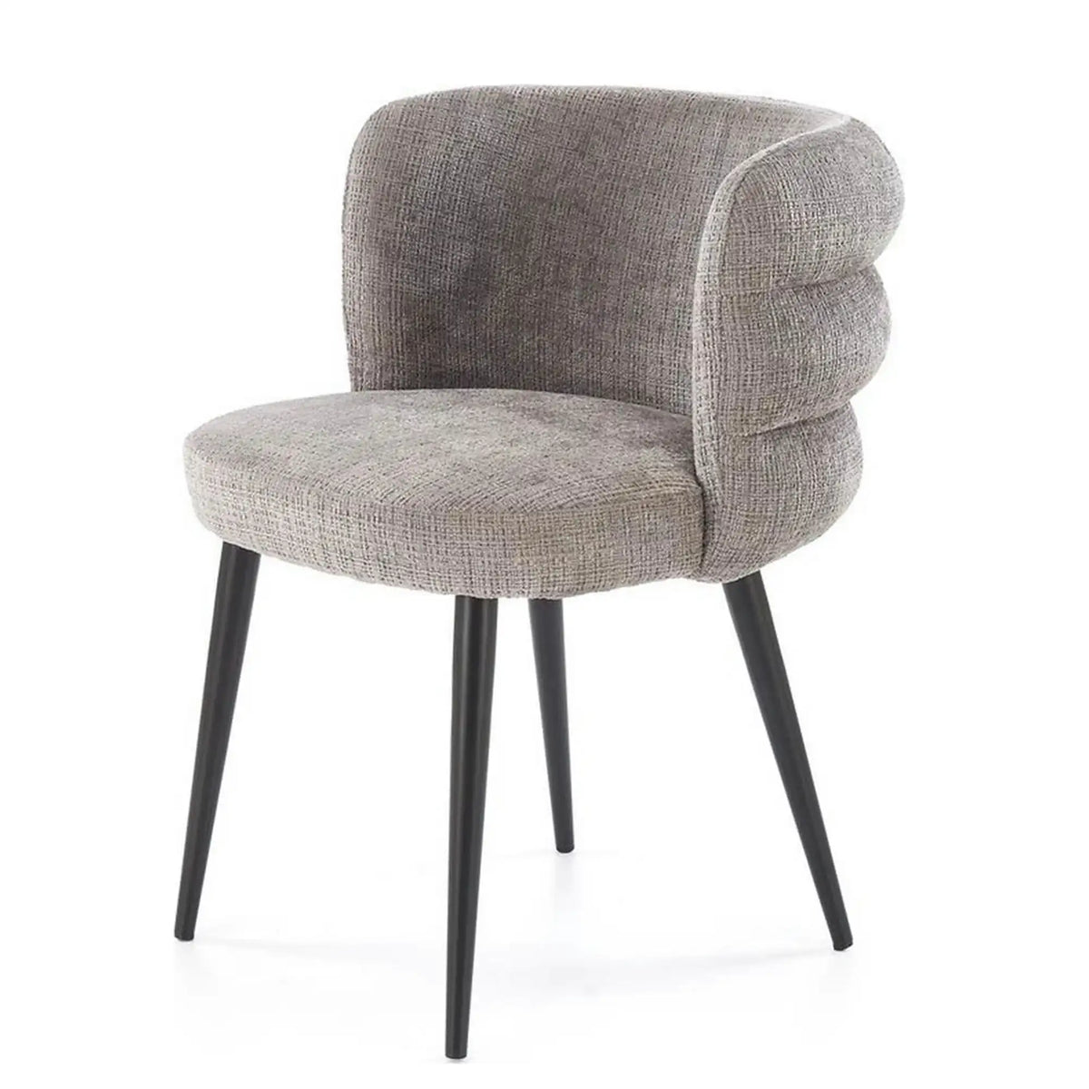 Scaun K575, gri - Cremona 96, stofa catifelata/otel, 62x64x79 cm