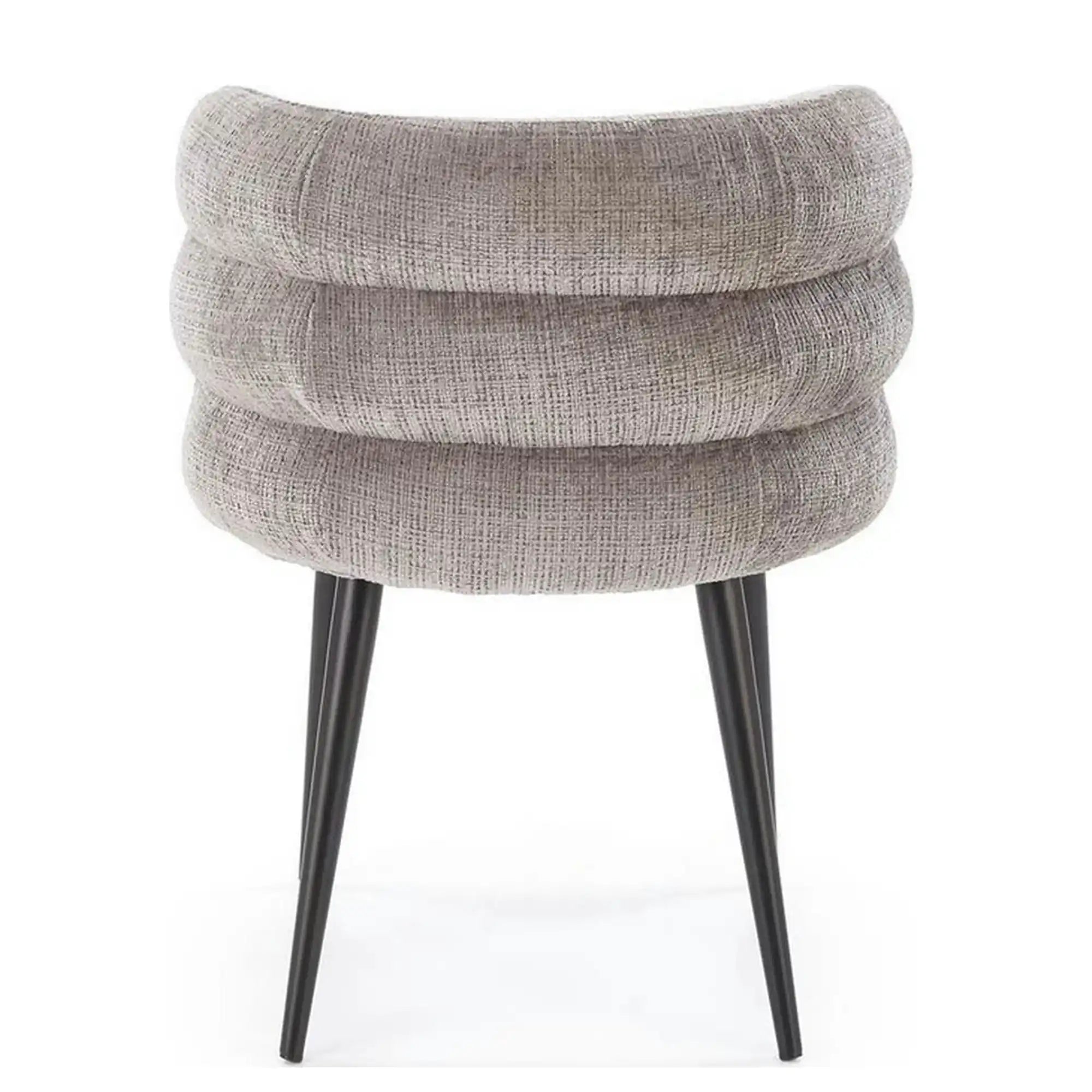 Scaun K575, gri - Cremona 96, stofa catifelata/otel, 62x64x79 cm