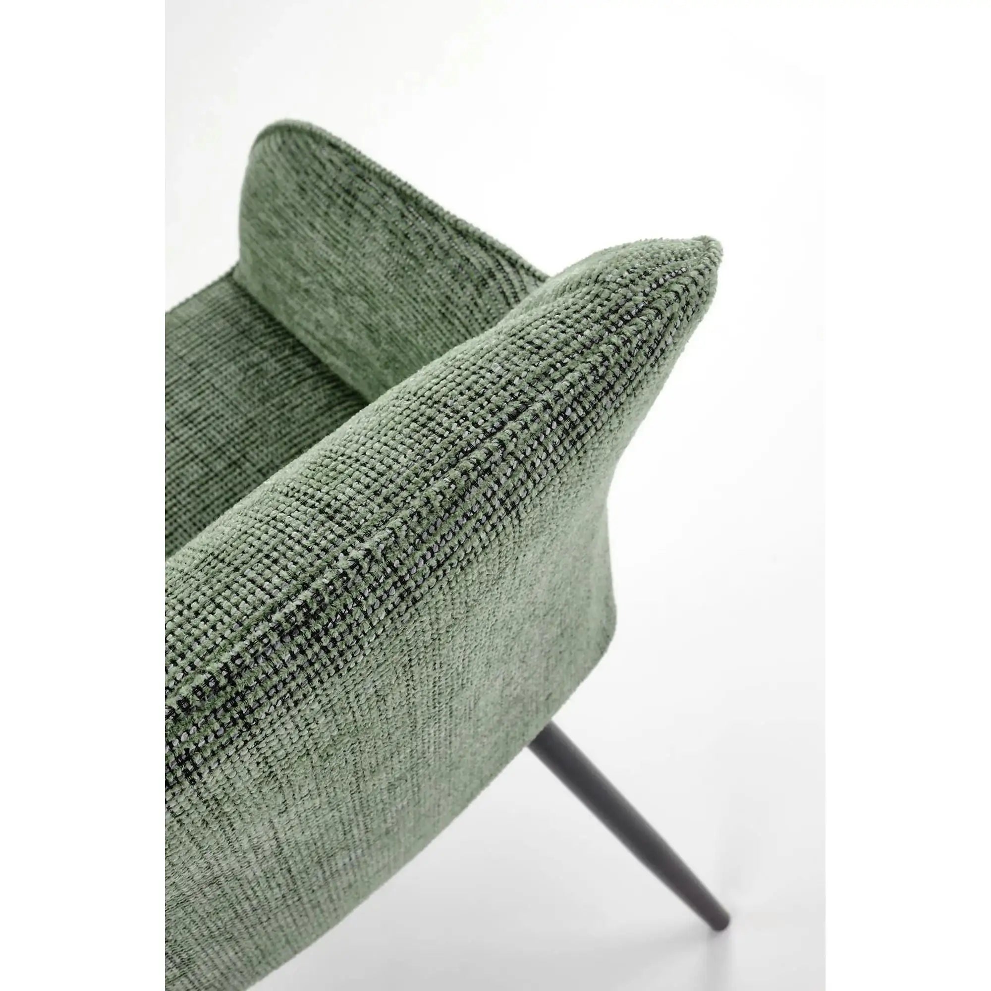 Scaun K576, verde olive/negru, stofa clasica/otel, 54x60x85 cm