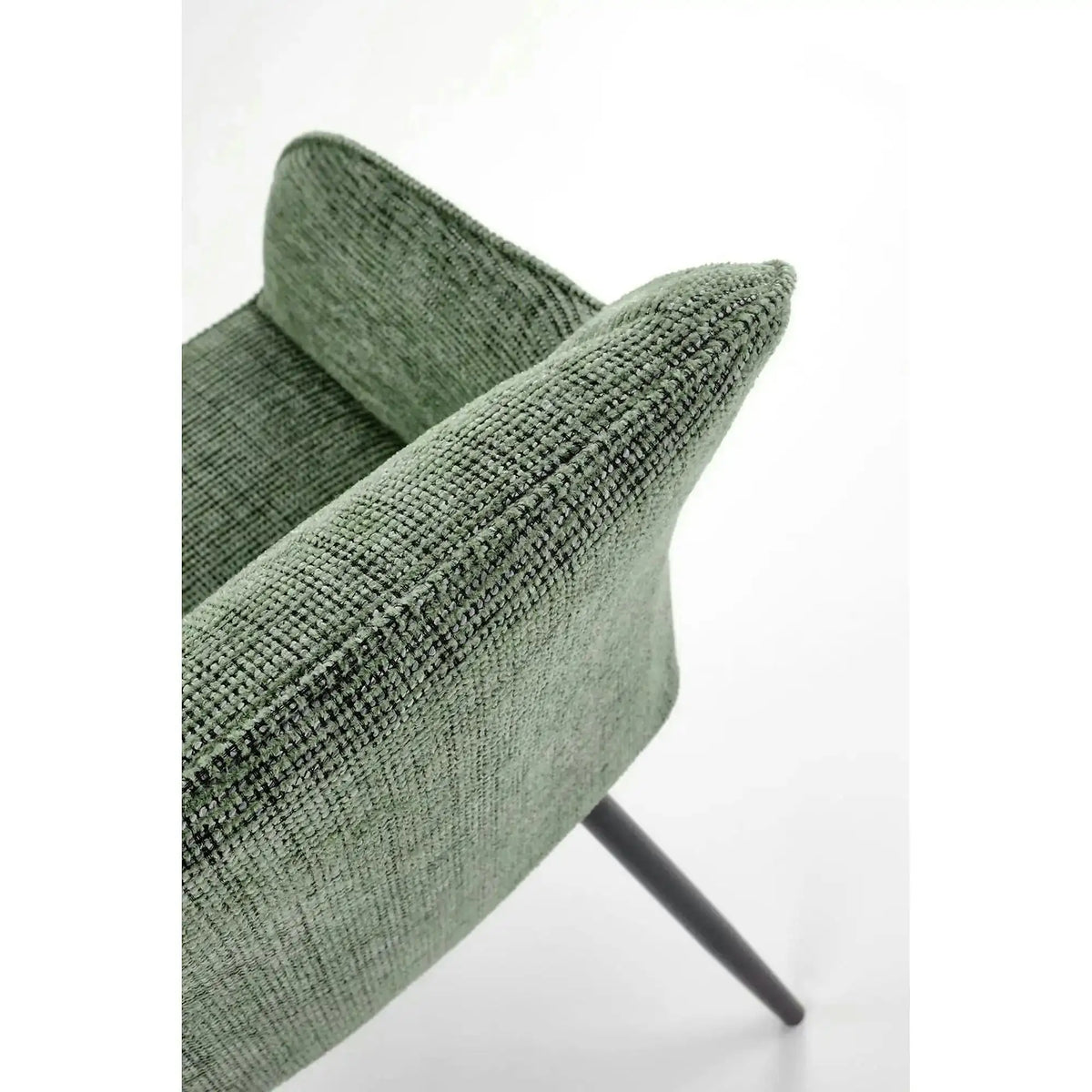 Scaun K576, verde olive/negru, stofa clasica/otel, 54x60x85 cm