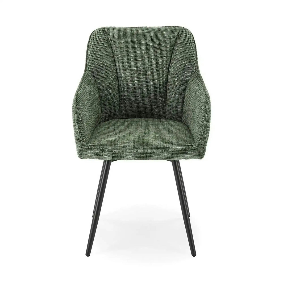 Scaun K576, verde olive/negru, stofa clasica/otel, 54x60x85 cm