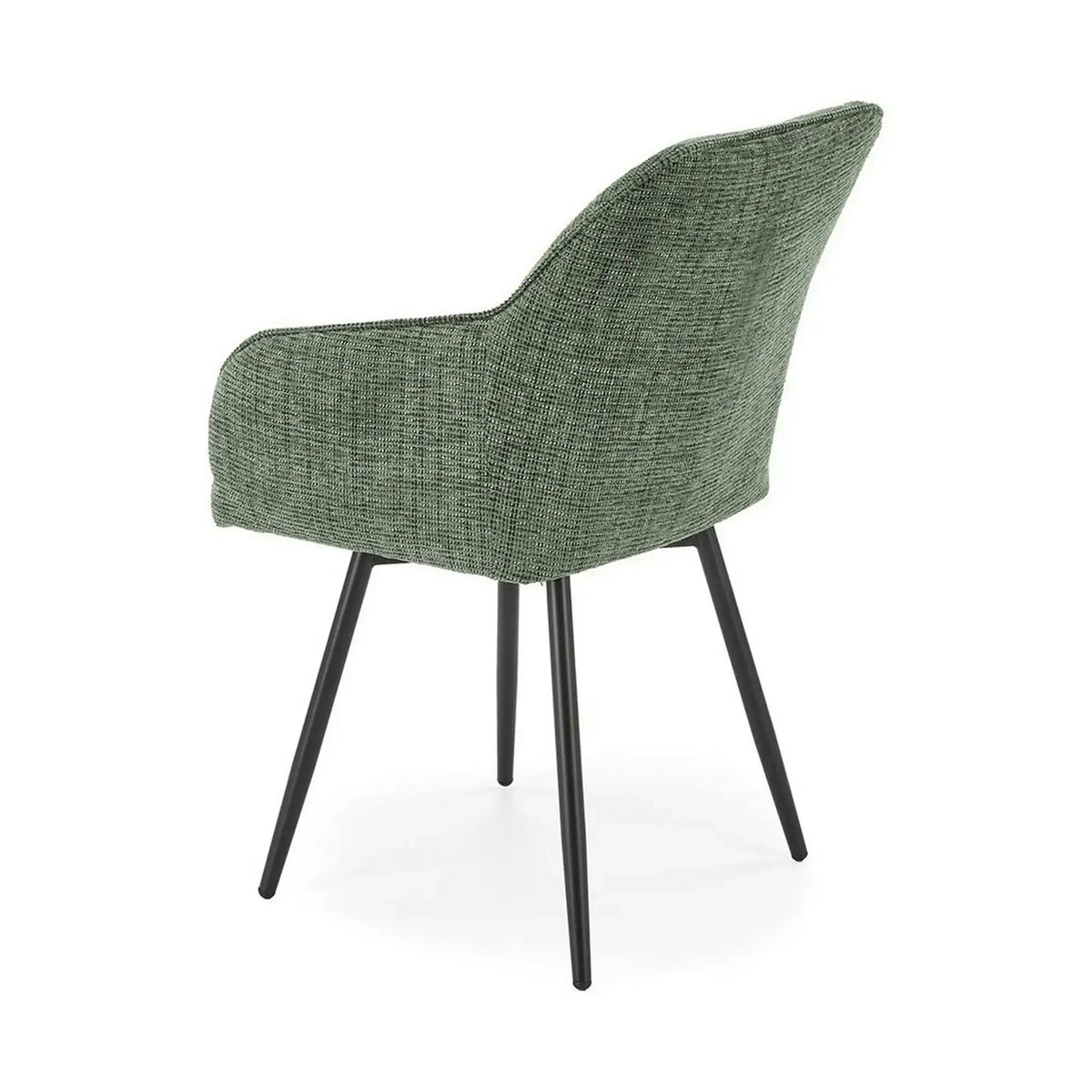 Scaun K576, verde olive/negru, stofa clasica/otel, 54x60x85 cm