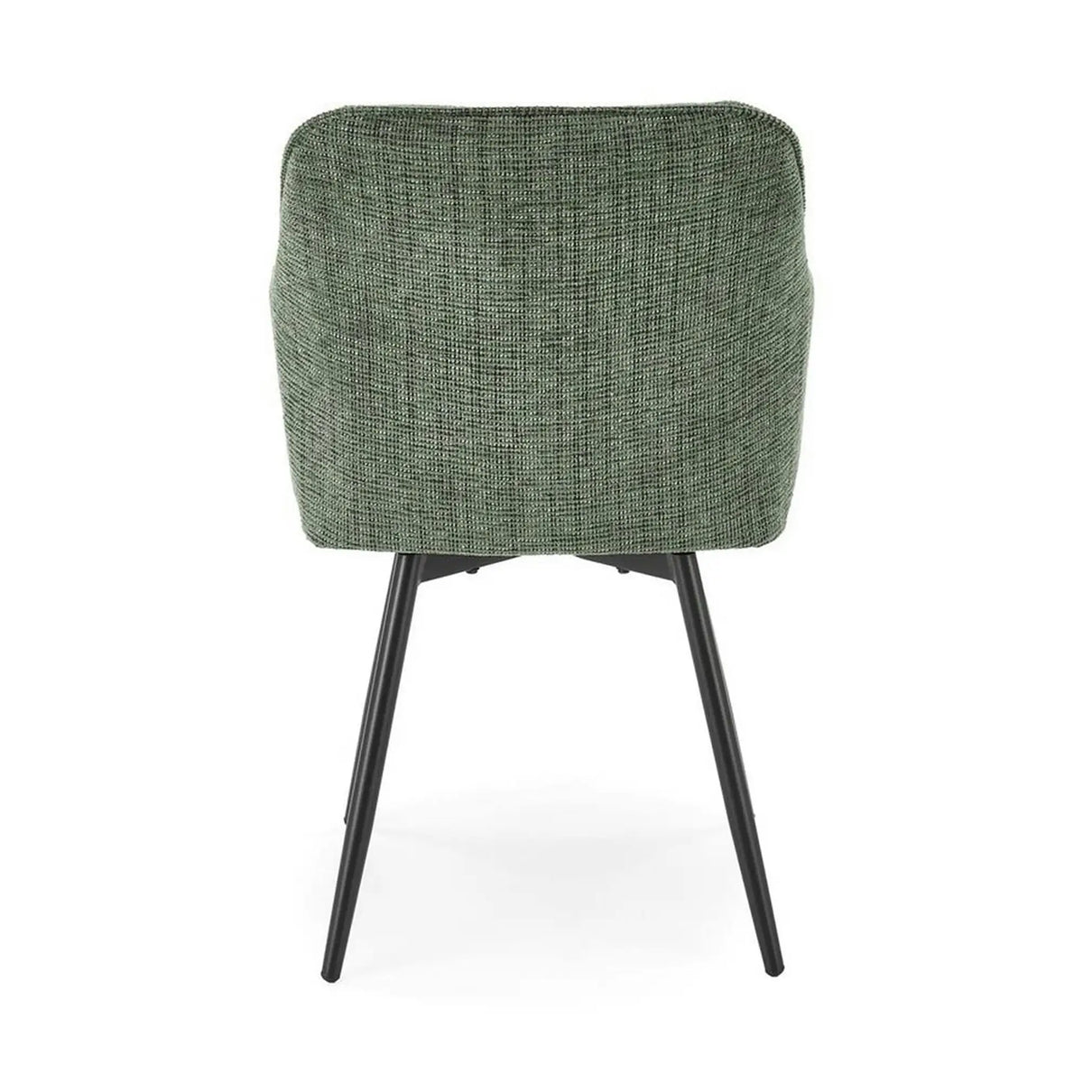 Scaun K576, verde olive/negru, stofa clasica/otel, 54x60x85 cm