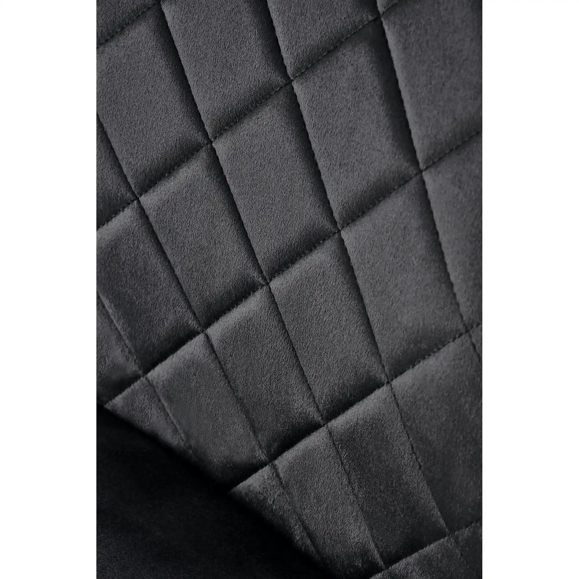 Scaun K577, negru - HLR 66, stofa catifelata/otel, 43x53x93 cm
