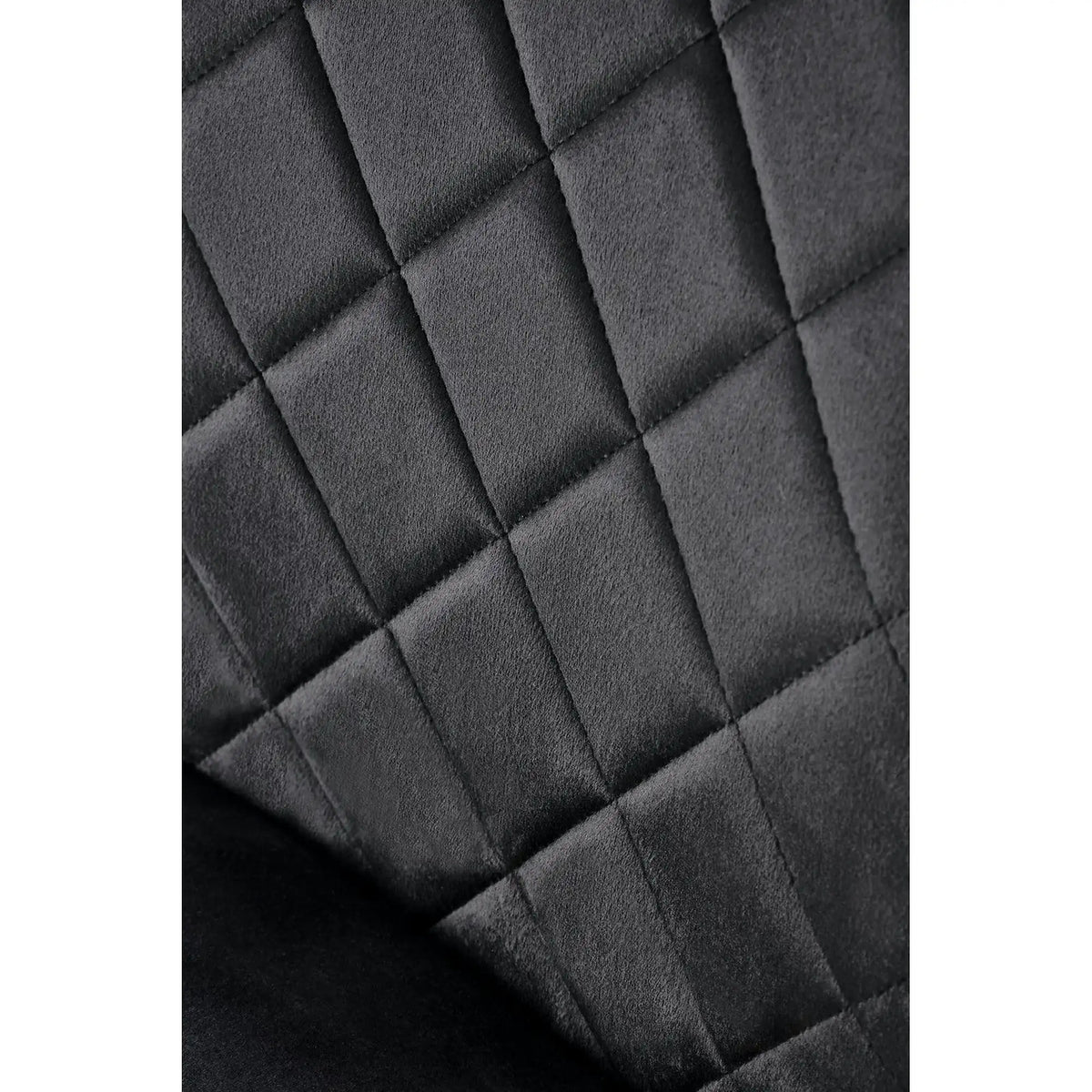 Scaun K577, negru - HLR 66, stofa catifelata/otel, 43x53x93 cm
