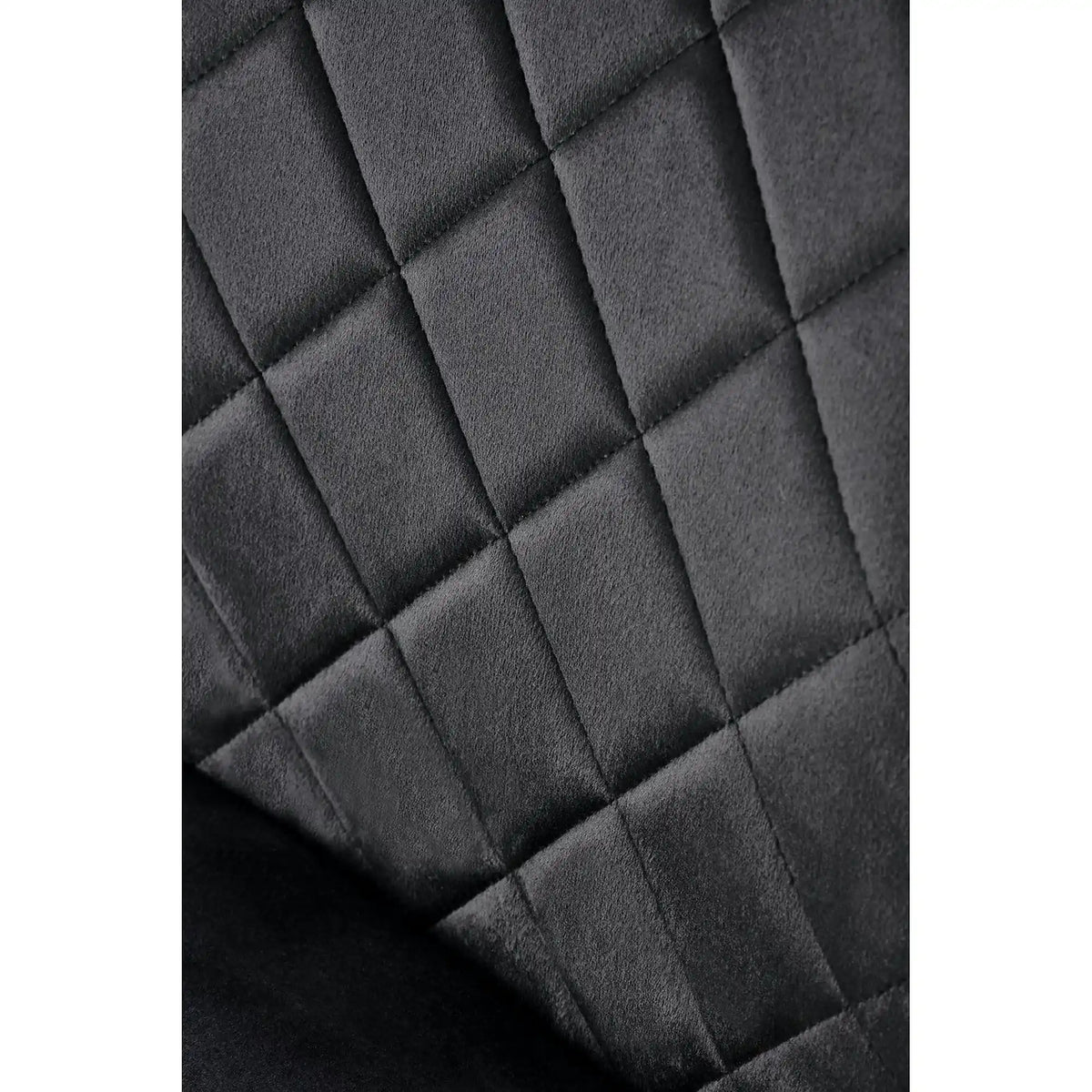 Scaun K577, negru - HLR 66, stofa catifelata/otel, 43x53x93 cm