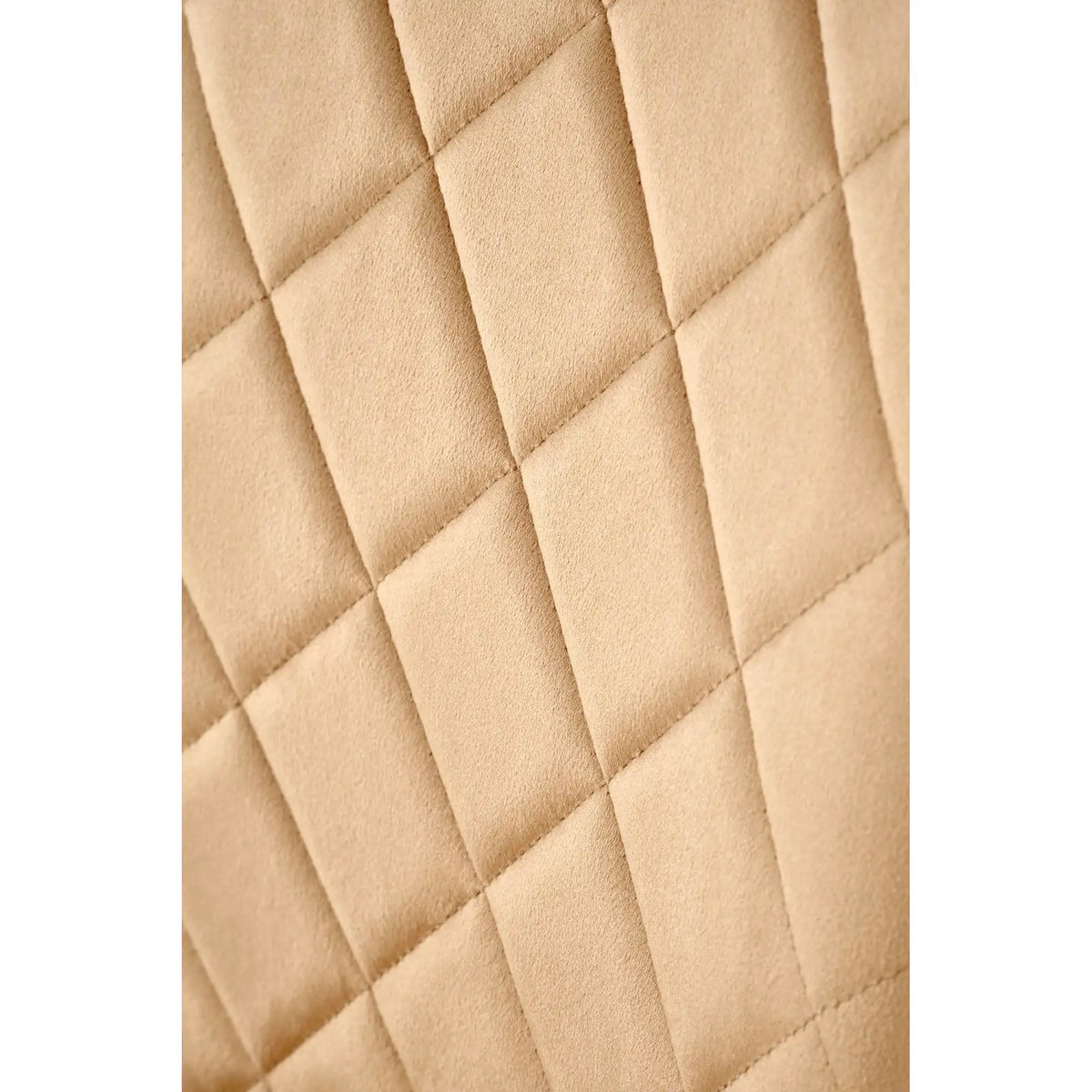 Scaun K578, bej - HLR 11/argintiu, stofa catifelata/otel, 43x53x93 cm