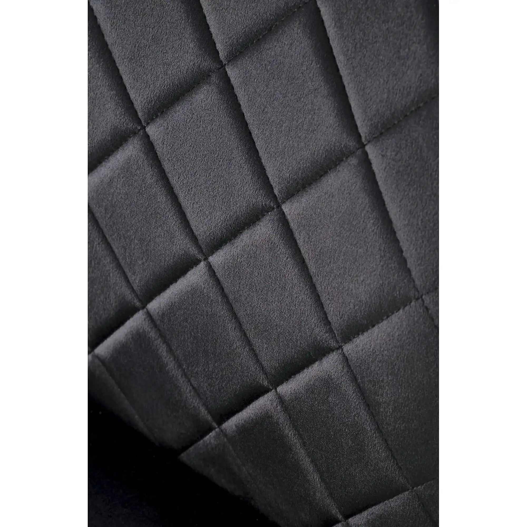 Scaun K578, negru - HLR 66/argintiu, stofa catifelata/otel, 43x53x93 cm