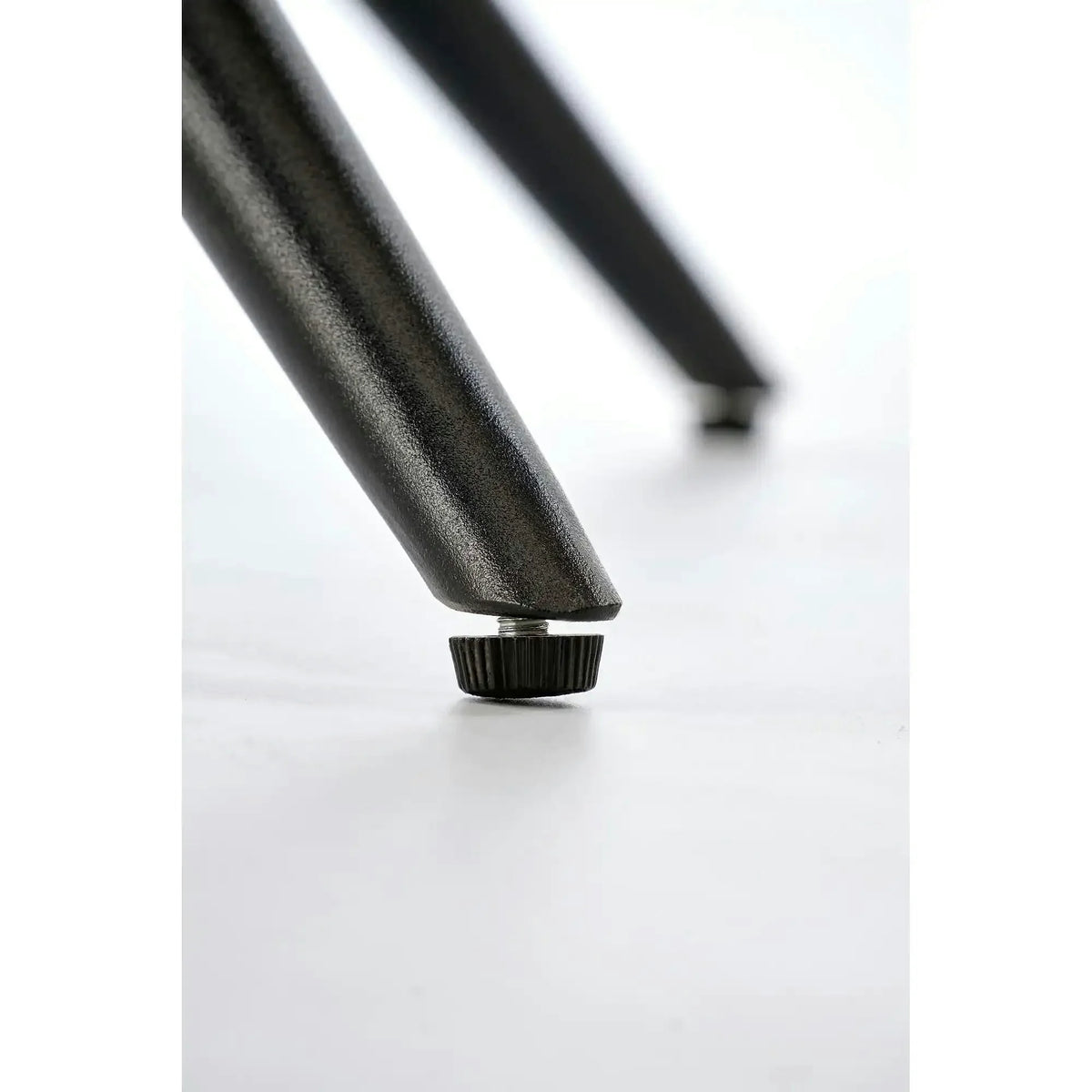 Scaun K579, maro/negru, stofa clasica/piele ecologica/otel, 65x64x87 cm