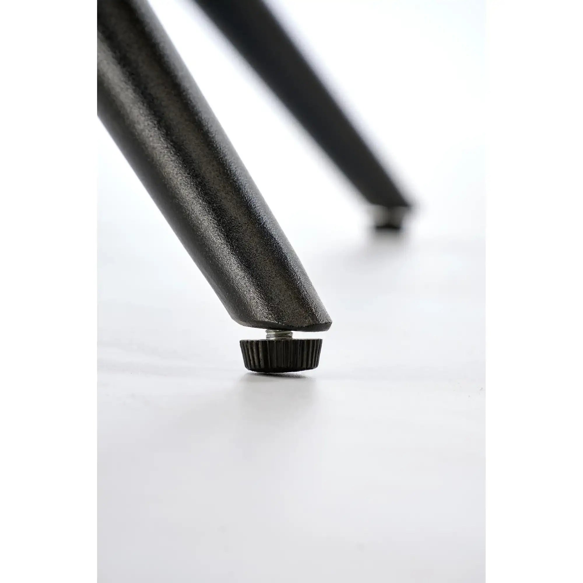 Scaun K579, maro/negru, stofa clasica/piele ecologica/otel, 65x64x87 cm