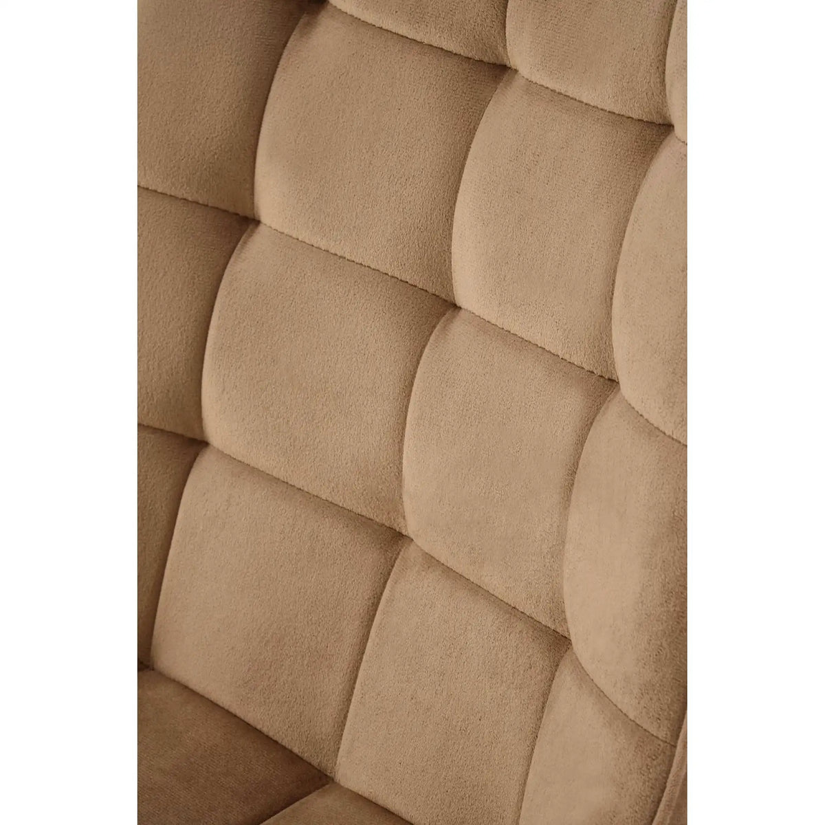 Scaun K580, bej - HLR 11, stofa catifelata/otel, 51x61x85 cm