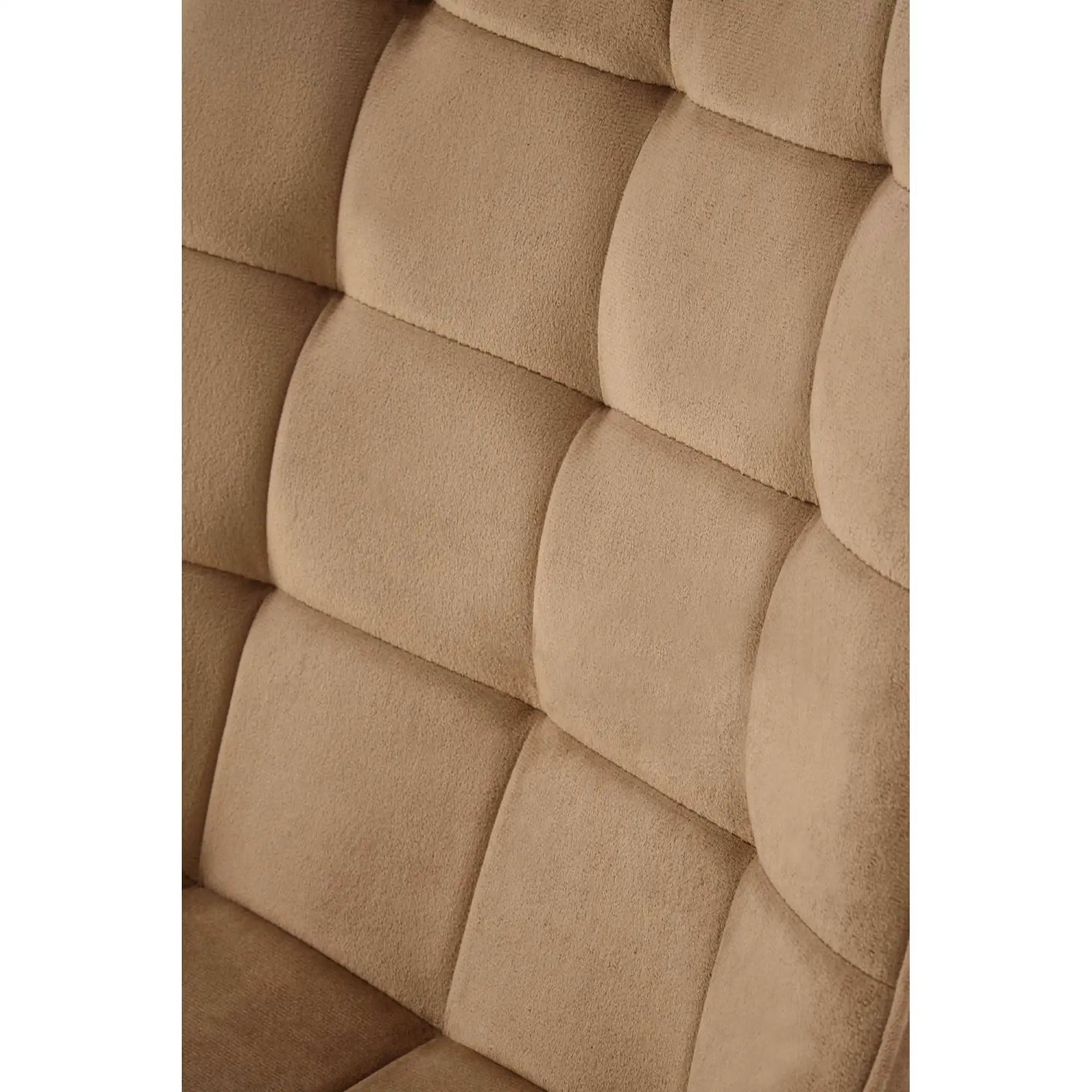Scaun K580, bej - HLR 11, stofa catifelata/otel, 51x61x85 cm