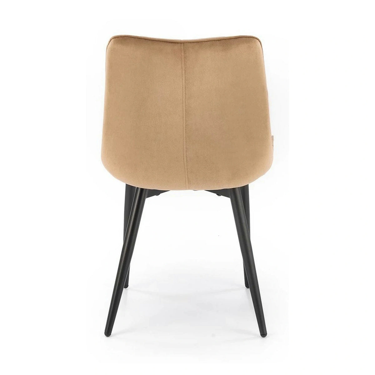 Scaun K580, bej - HLR 11, stofa catifelata/otel, 51x61x85 cm
