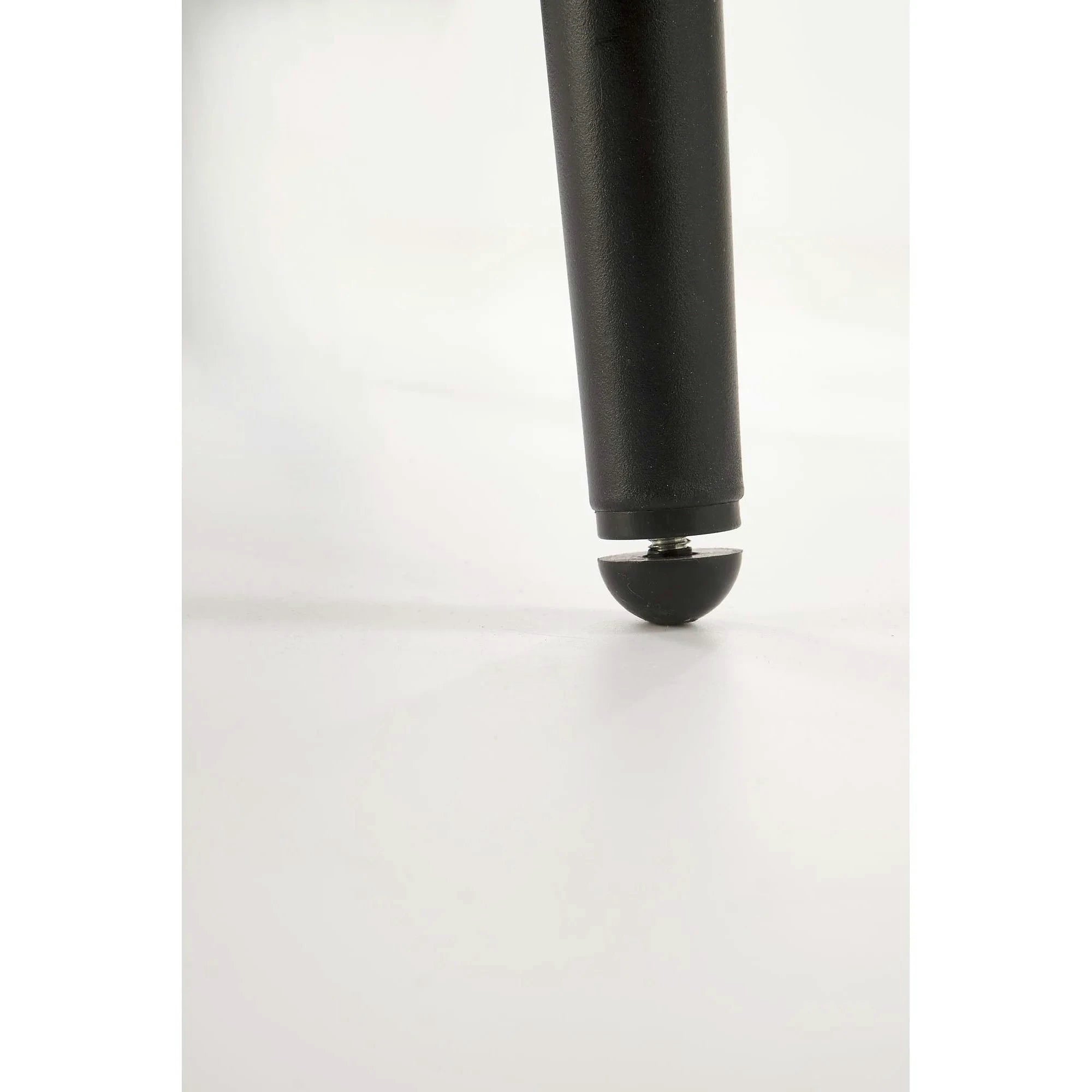 Scaun K580, gri - HLR 21, stofa catifelata/otel, 51x61x85 cm
