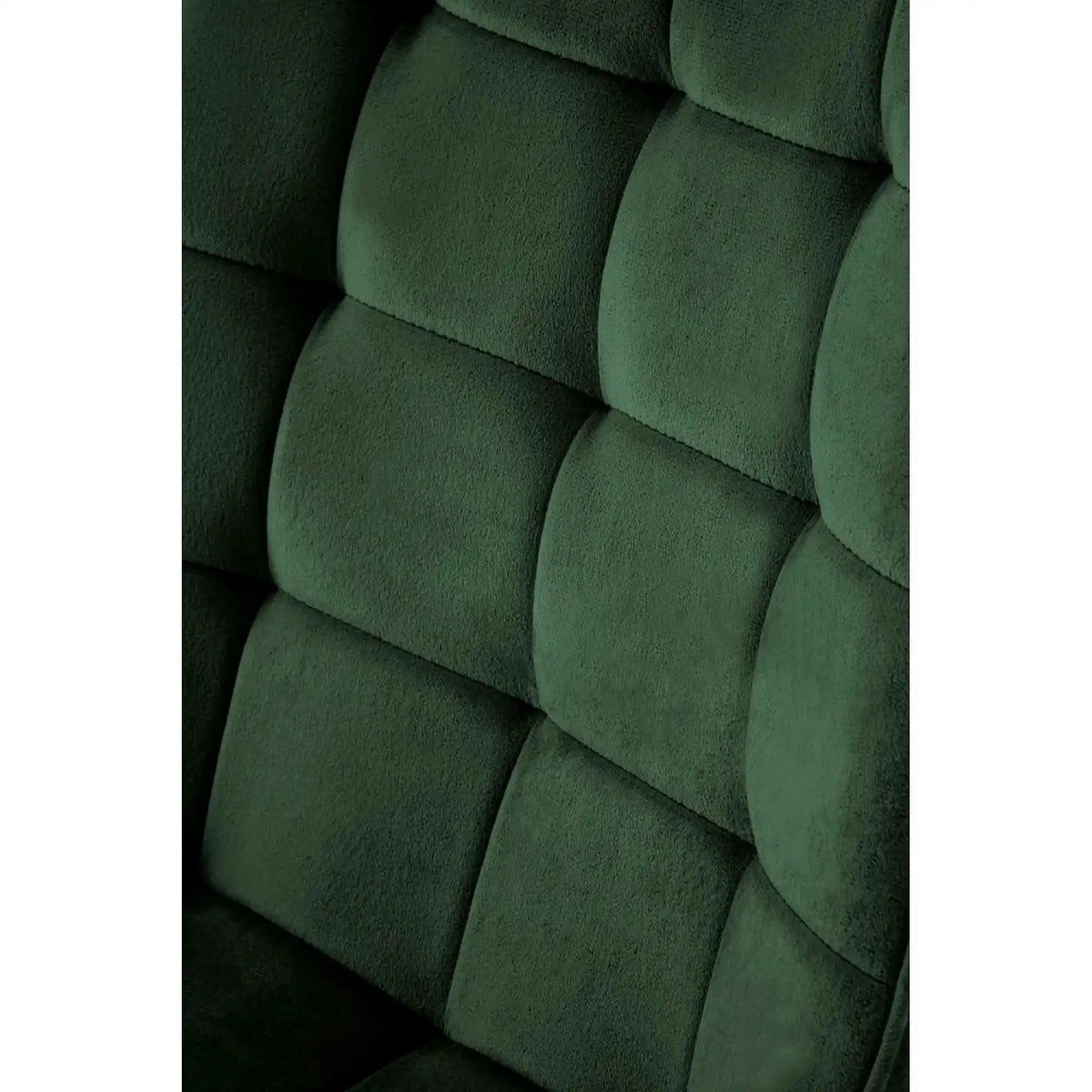 Scaun K580, verde inchis - HLR 57, stofa catifelata/otel, 51x61x85 cm