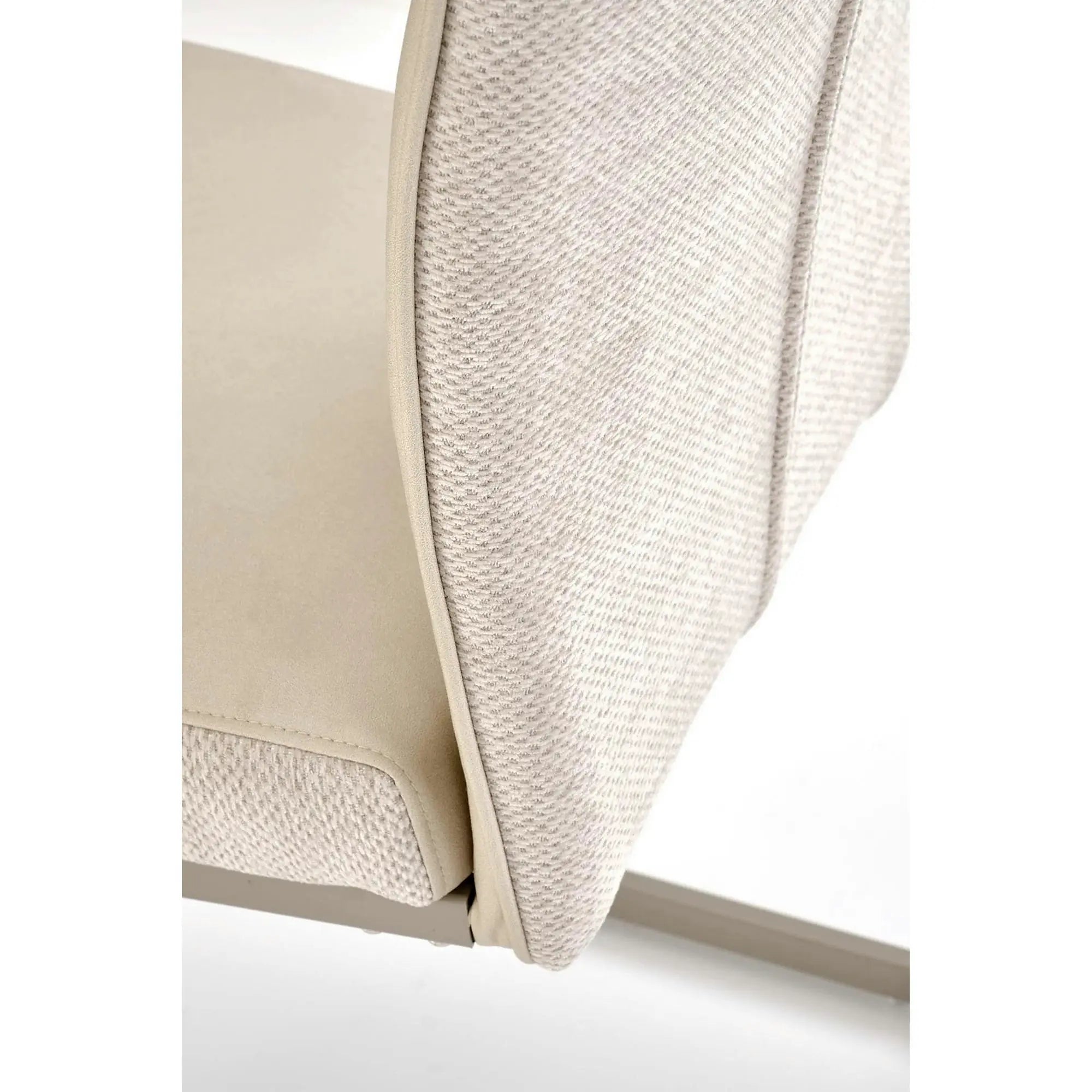 Scaun K584, bej/casmir, stofa clasica/otel, 46x60x100 cm