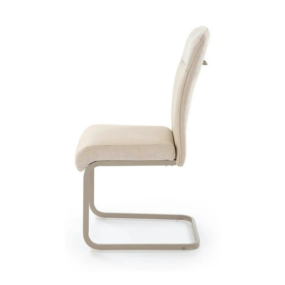 Scaun K584, bej/casmir, stofa clasica/otel, 46x60x100 cm