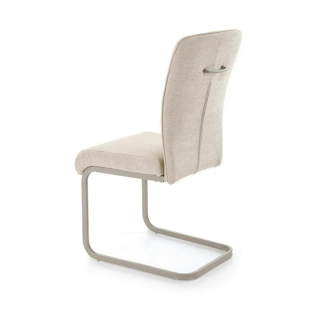 Scaun K584, bej/casmir, stofa clasica/otel, 46x60x100 cm