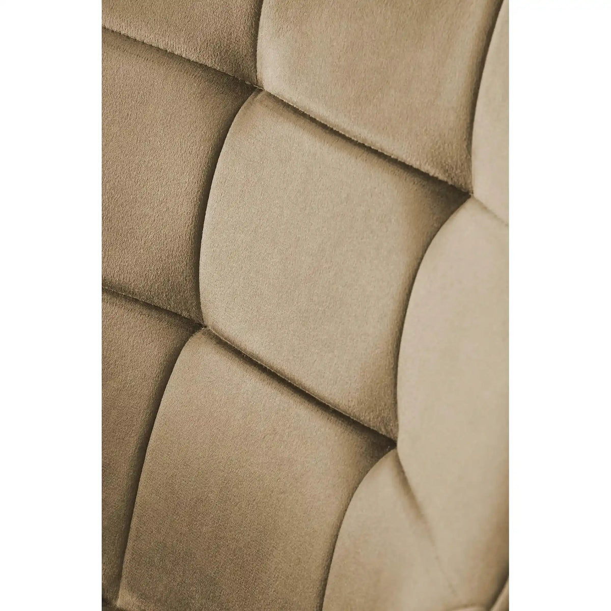Scaun K588, bej - HLR 07, stofa catifelata/otel, 55x60x89 cm