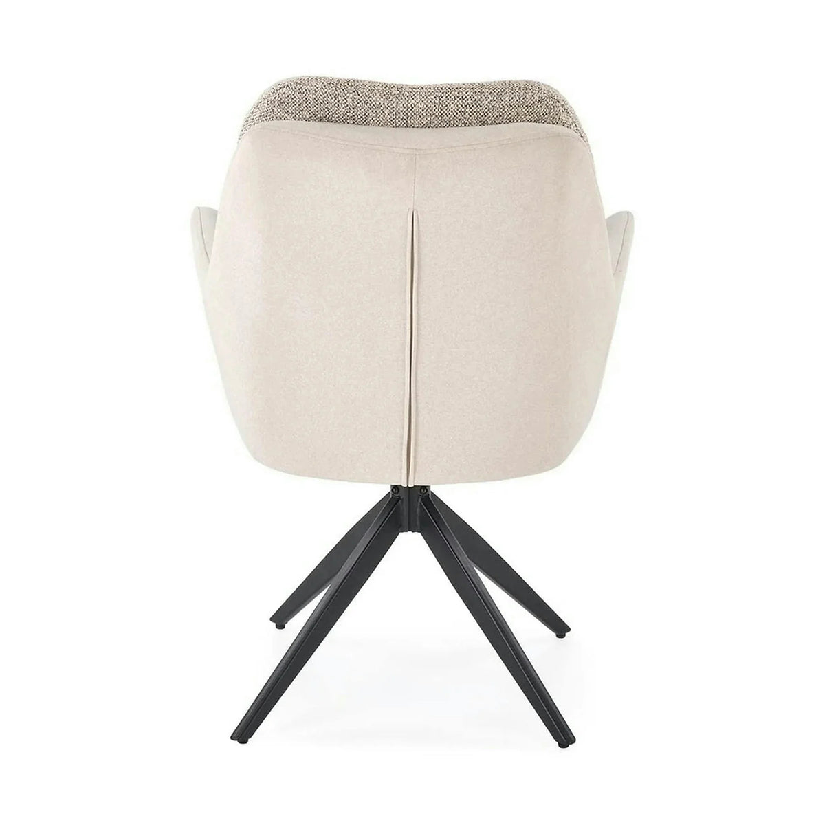 Scaun K591, gri deschis/negru, stofa clasica/otel, 65x73x94 cm