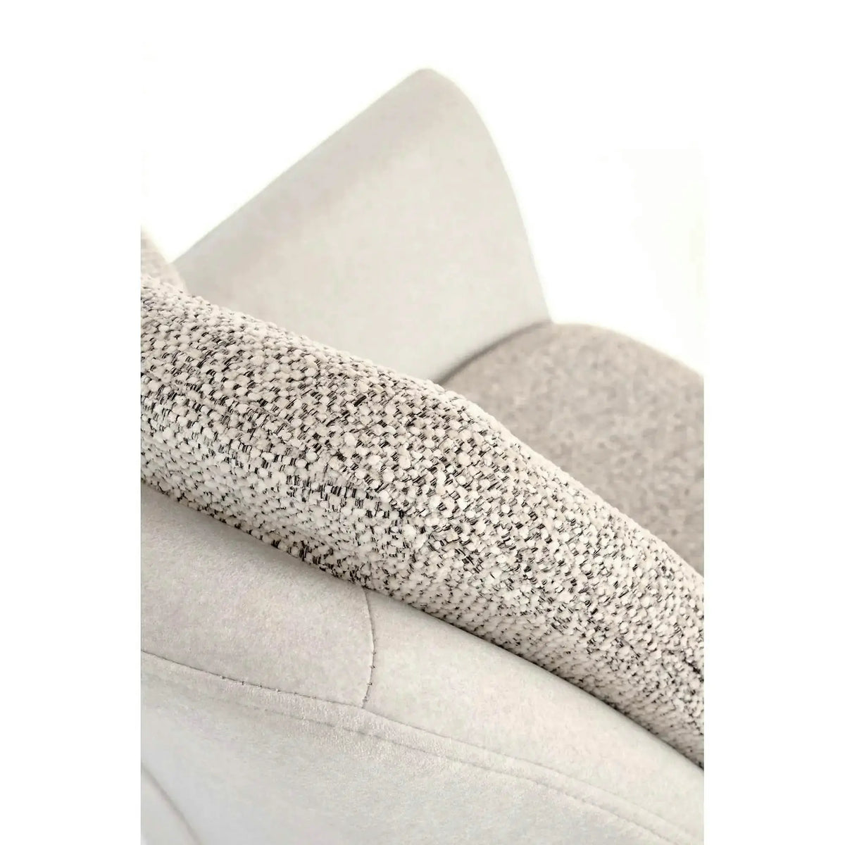 Scaun K591, gri deschis/negru, stofa clasica/otel, 65x73x94 cm