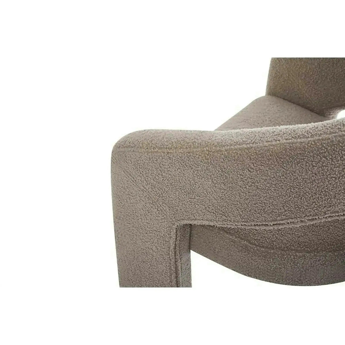 Scaun K612, stofa buclata bej, 56x54x76 cm