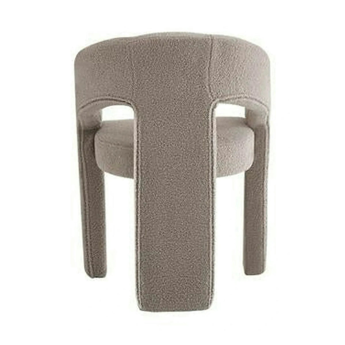 Scaun K612, stofa buclata bej, 56x54x76 cm