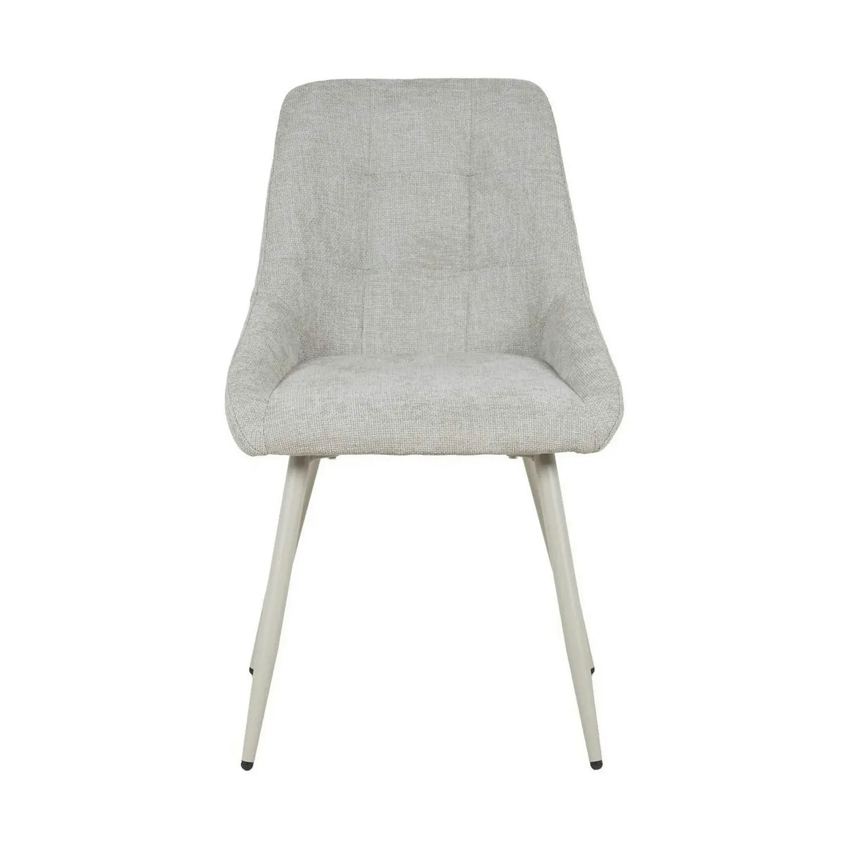 Scaun KENT, grej/gri deschis, stofa clasica/metal, 50x60x84 cm