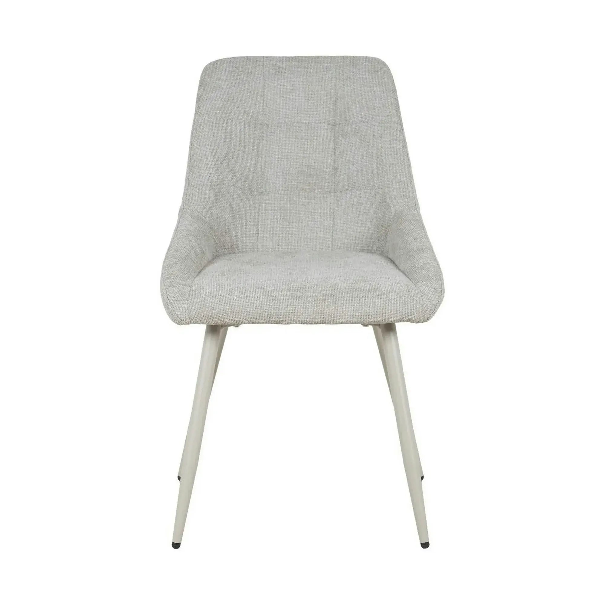Scaun KENT, grej/gri deschis, stofa clasica/metal, 50x60x84 cm