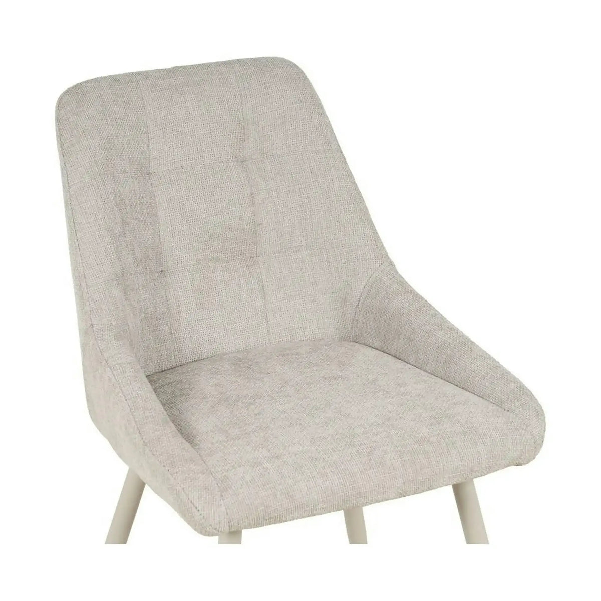 Scaun KENT, grej/gri deschis, stofa clasica/metal, 50x60x84 cm