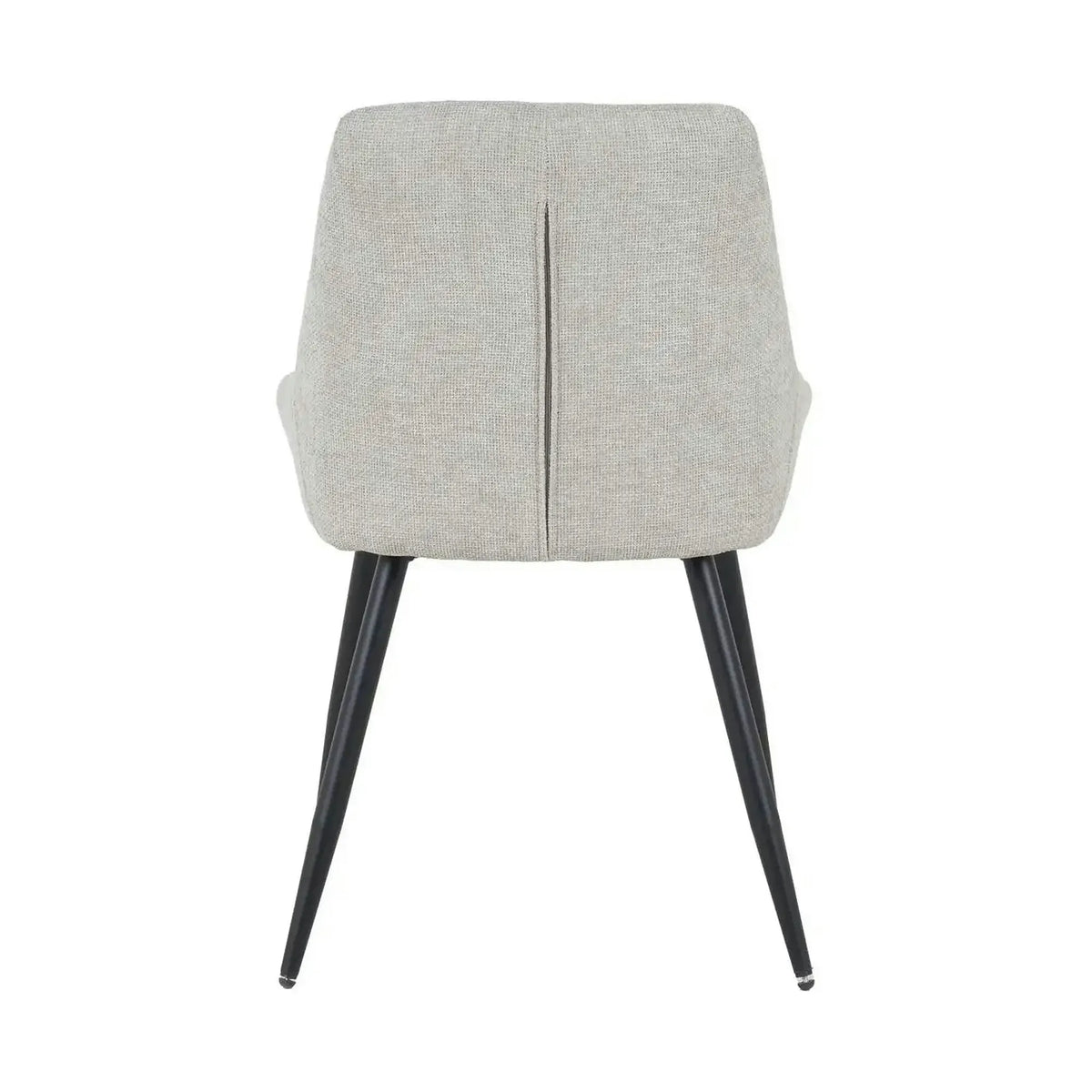 Scaun KENT, grej/negru, stofa clasica/metal, 50x60x84 cm