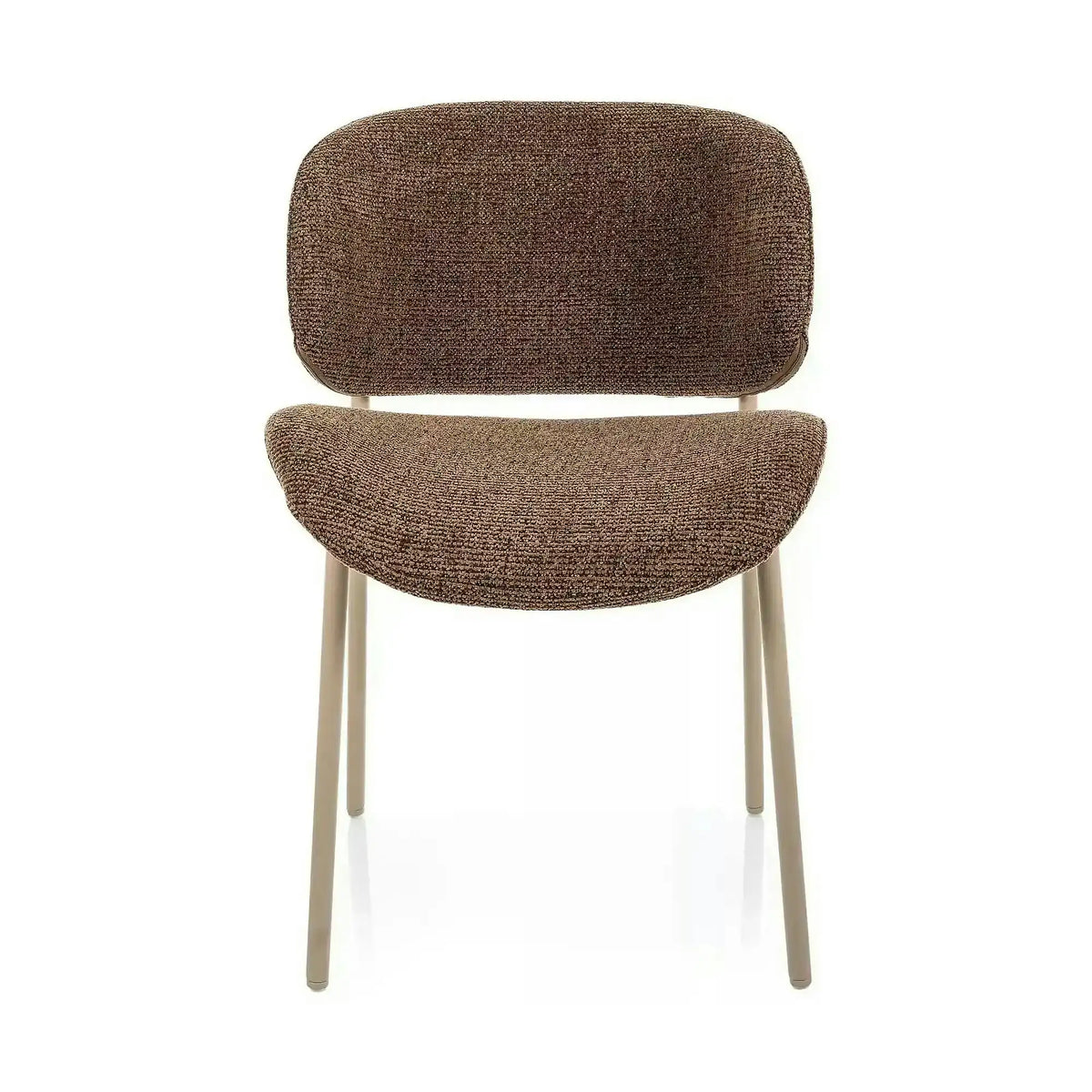 Scaun KISO, cappuccino/cașmir, stofă/metal, 59x46x81 cm