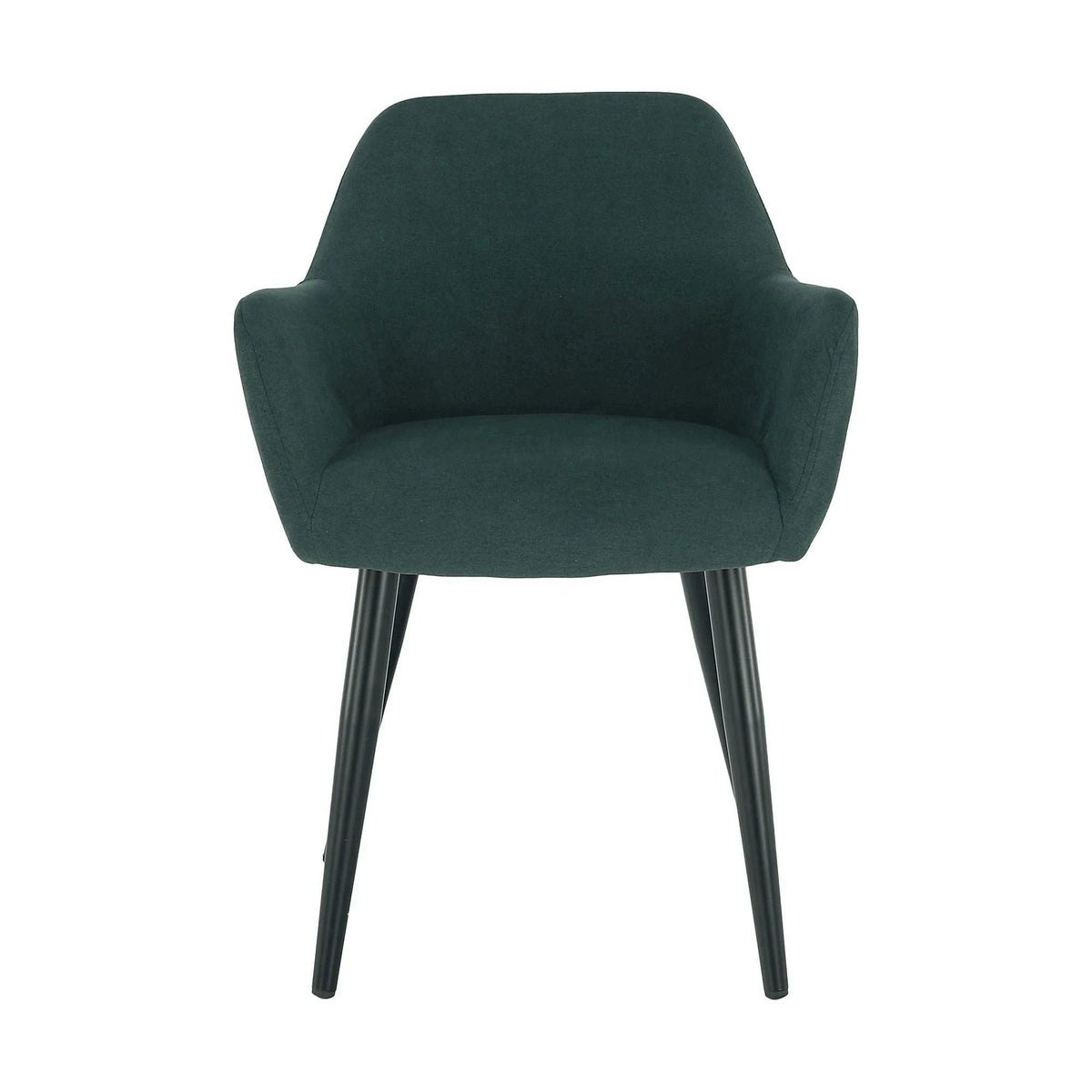 Scaun LACEY, verde/negru, stofa clasica/metal, 55x61x81 cm