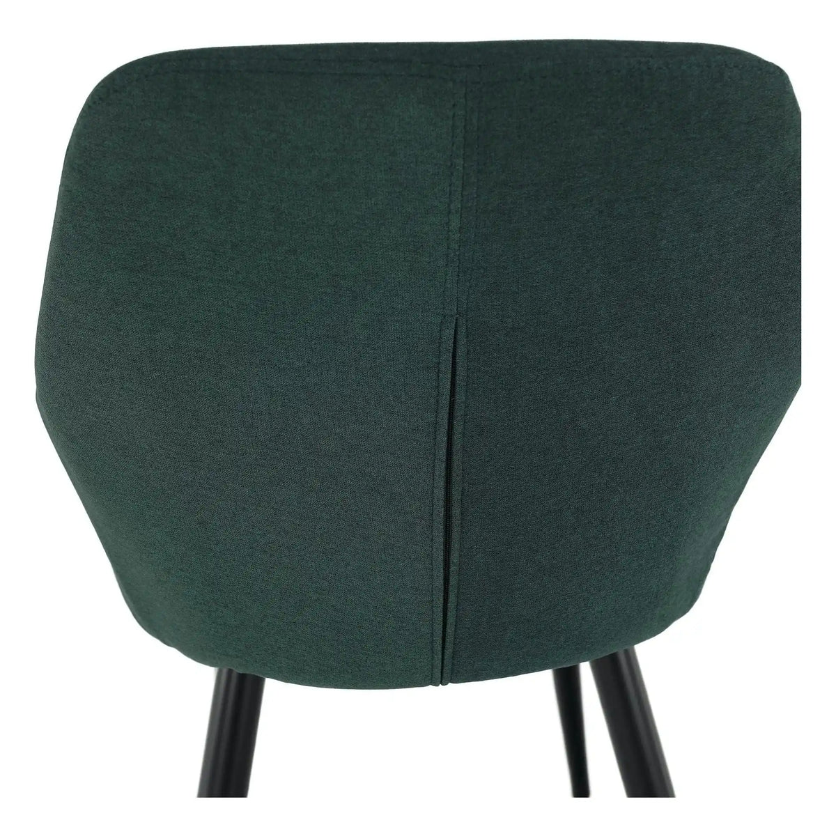 Scaun LACEY, verde/negru, stofa clasica/metal, 55x61x81 cm