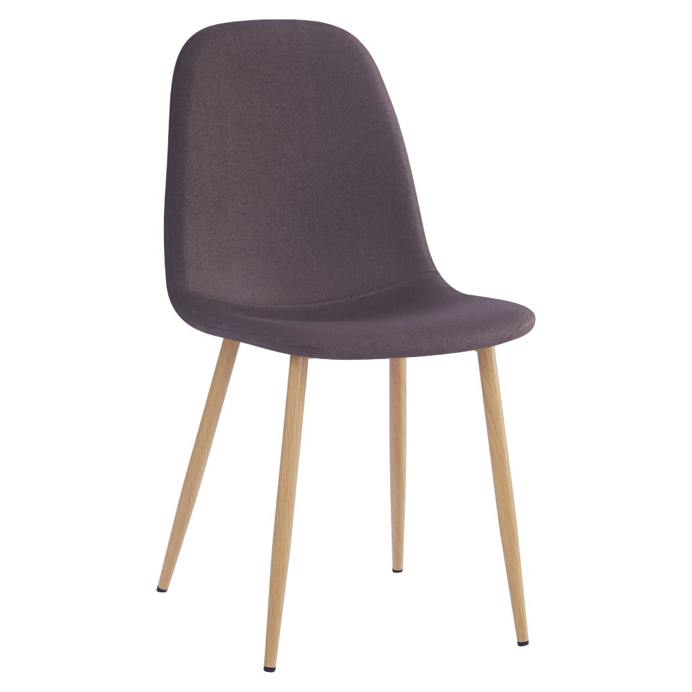 Scaun LEGA NEW, maro/fag, stofa/metal, 45x56x85 cm