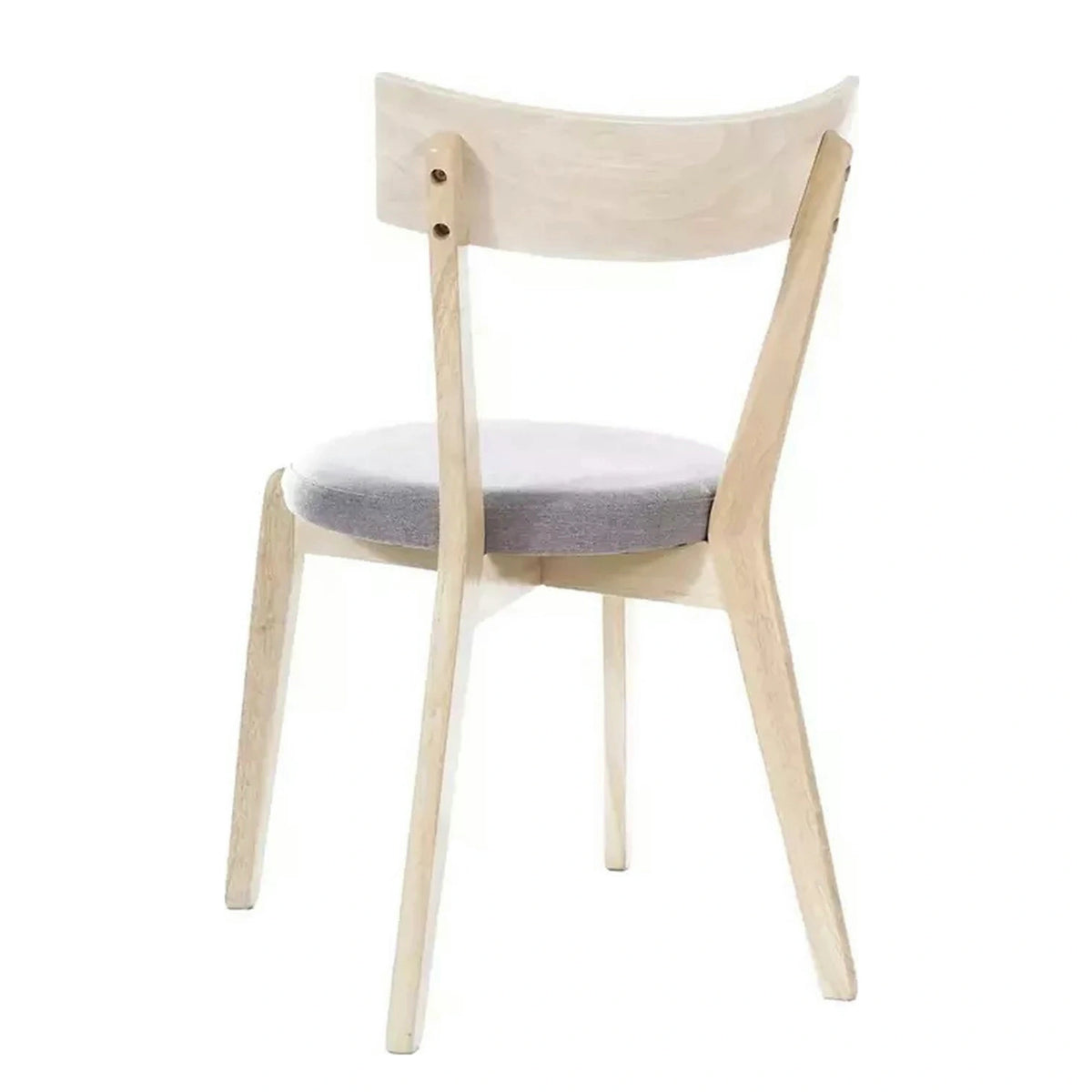Scaun living Nelson, gri/stejar, stofa/lemn, 44X40X78 cm