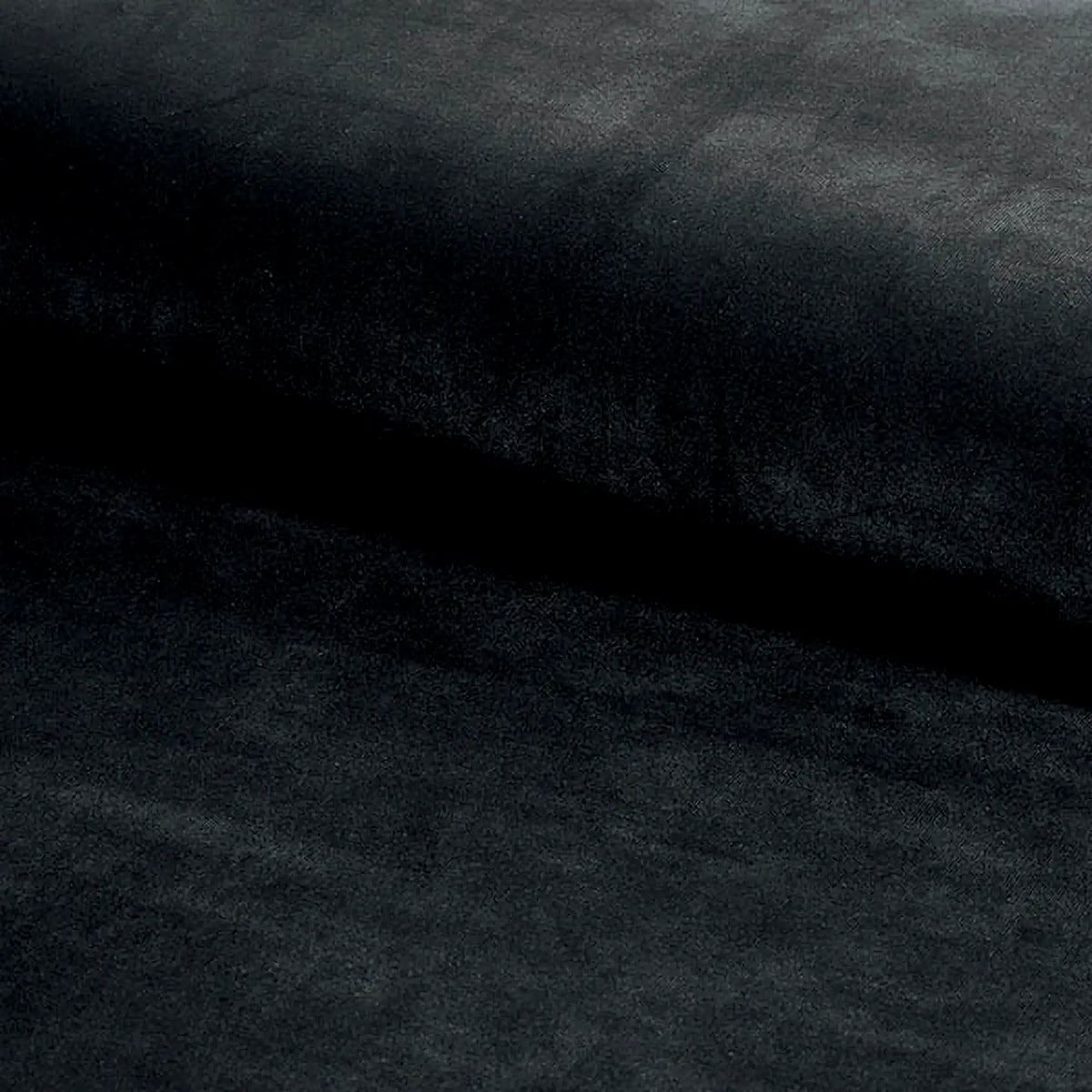 Scaun living rotativ AZALIA, negru, stofa catifelata/metal, 61x44x86 cm