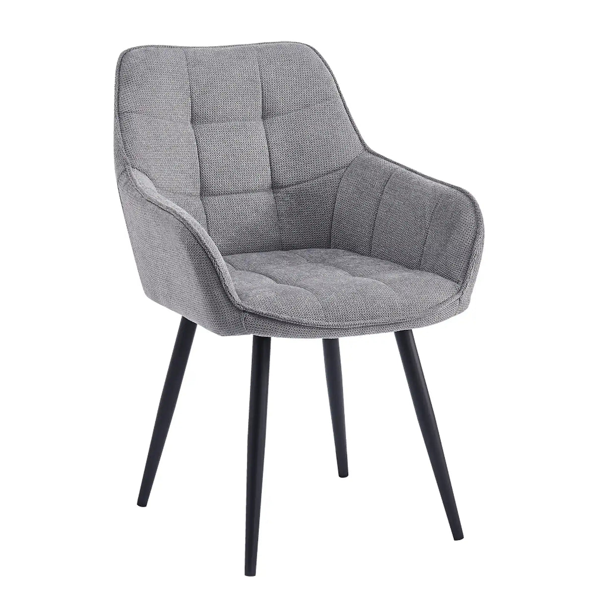 Scaun MARKEN, stofa clasica gri - Vardo 11, 59x62x86 cm
