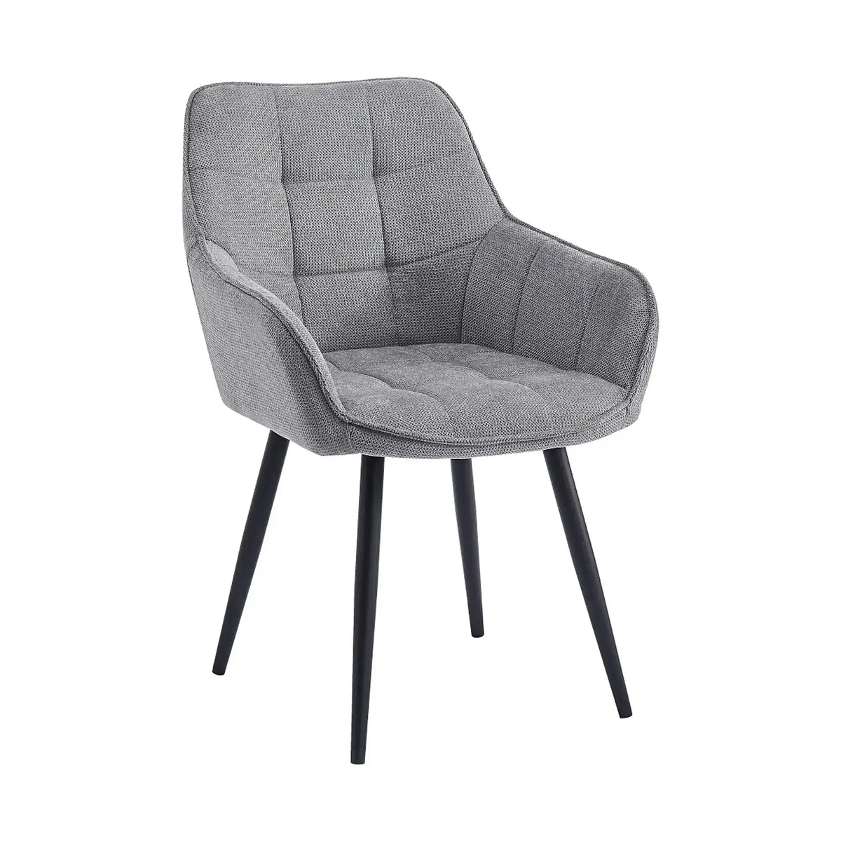 Scaun MARKEN, stofa clasica gri - Vardo 11, 59x62x86 cm