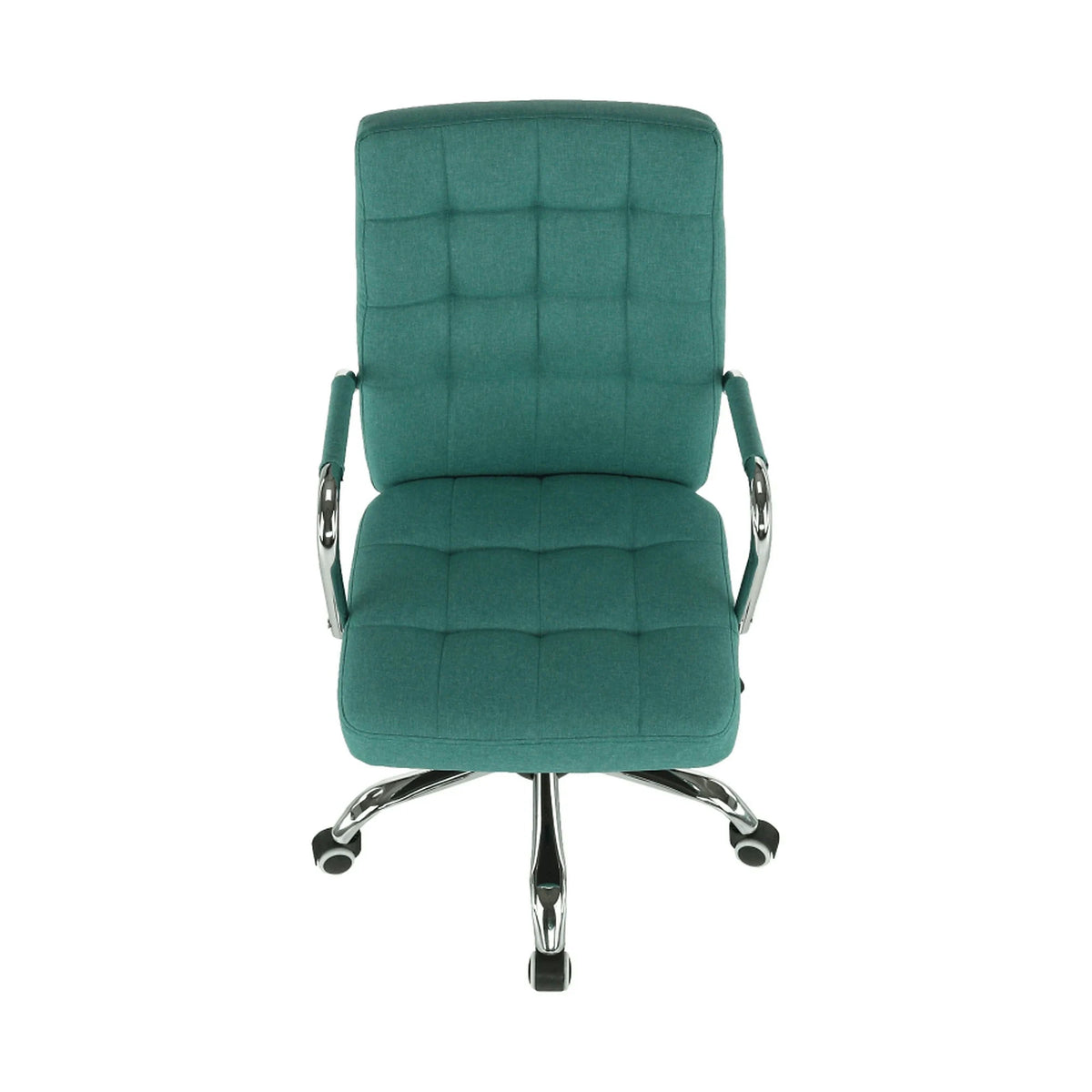 Scaun MORGEN, verde/crom, stofa clasica/metal, 51x64x93/103 cm