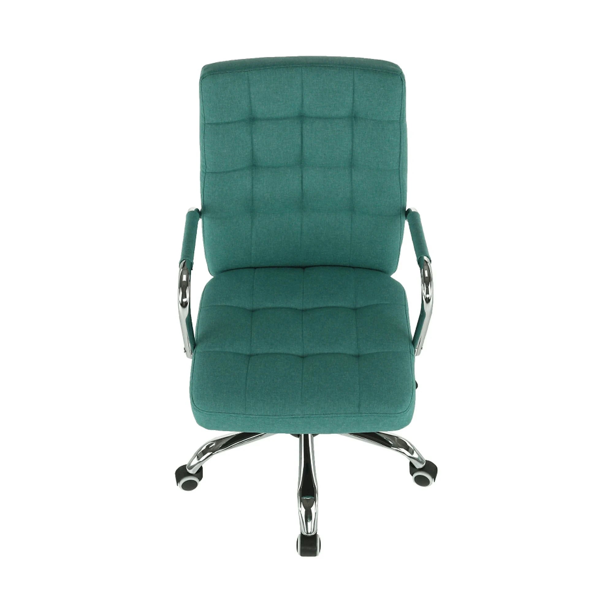 Scaun MORGEN, verde/crom, stofa clasica/metal, 51x64x93/103 cm