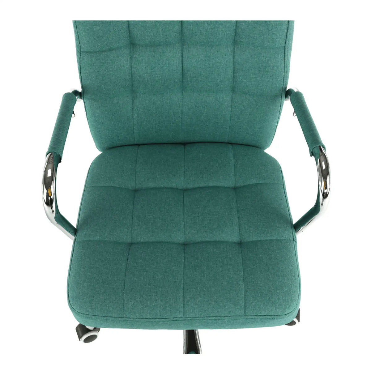 Scaun MORGEN, verde/crom, stofa clasica/metal, 51x64x93/103 cm