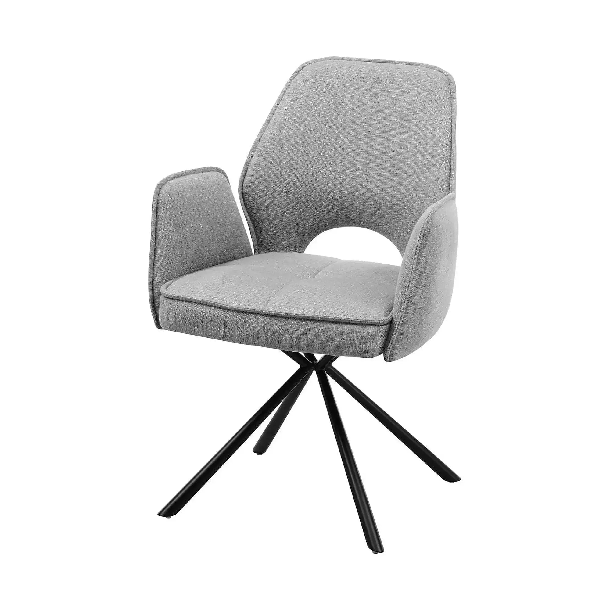 Scaun NELE structura metalica, gri, 61x61x48/86