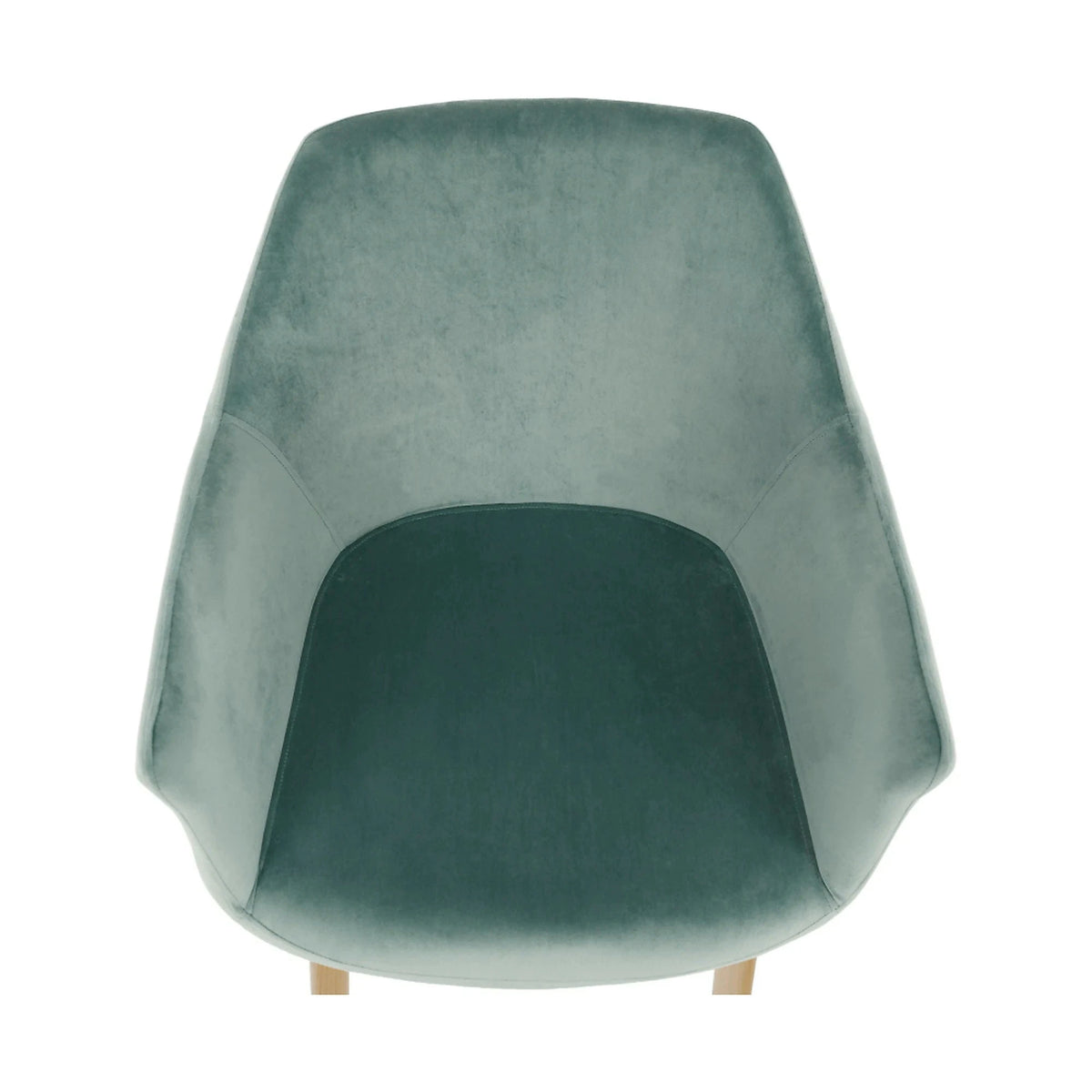 Scaun ODOVEL, menta/fag, tesatura/metal, 56x63x82 cm