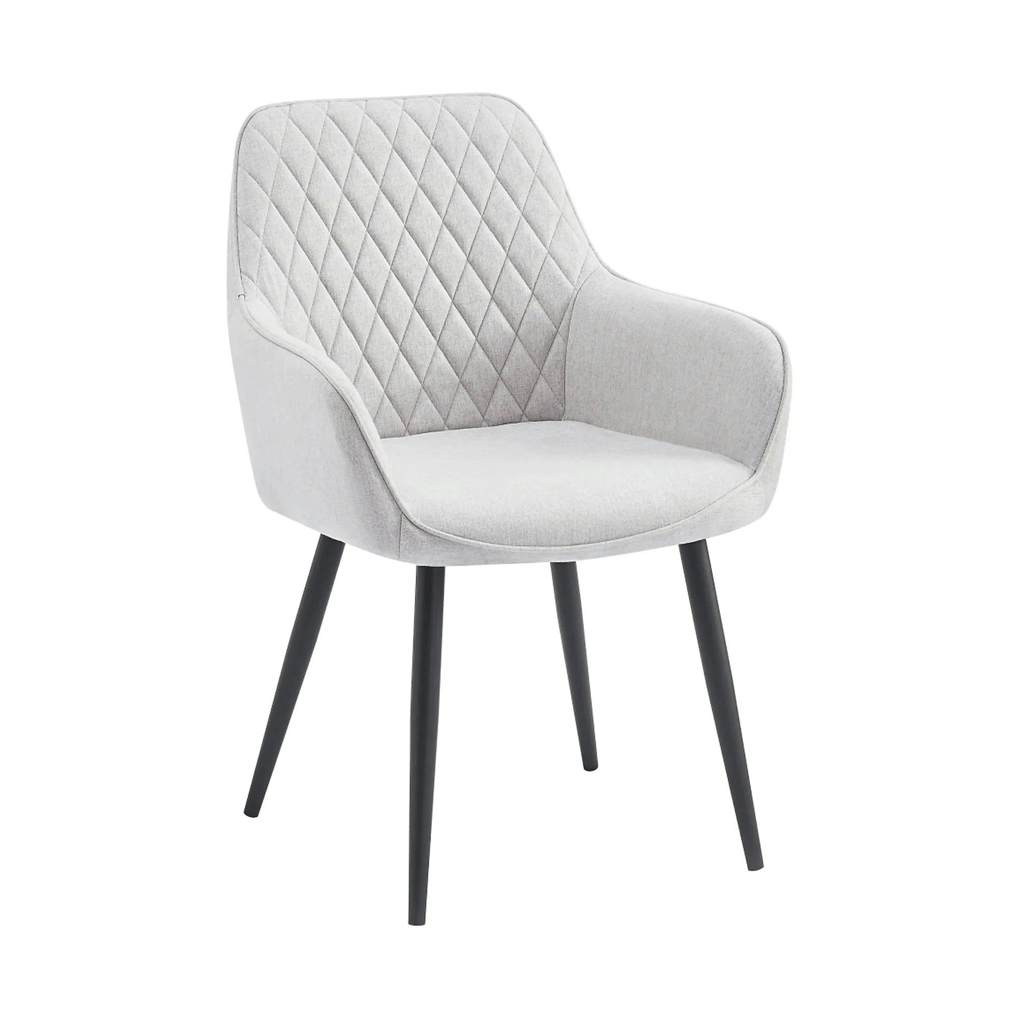 Scaun OSKOR, stofa clasica gri deschis - Nea 03, 56x59x84 cm