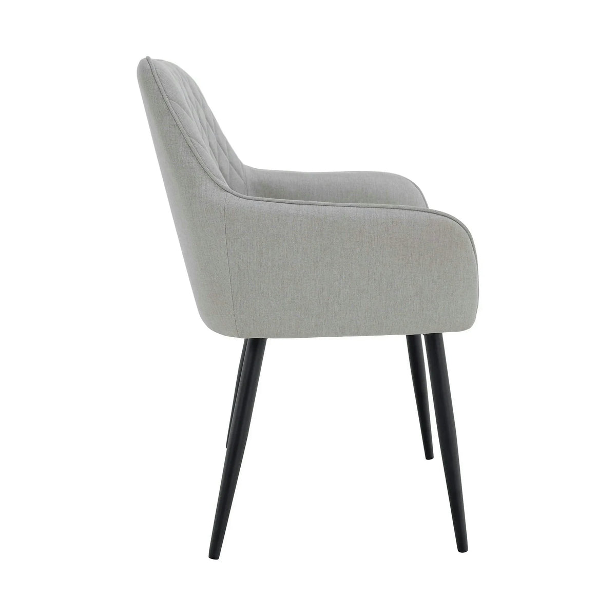 Scaun OSKOR, stofa clasica gri deschis - Nea 03, 56x59x84 cm