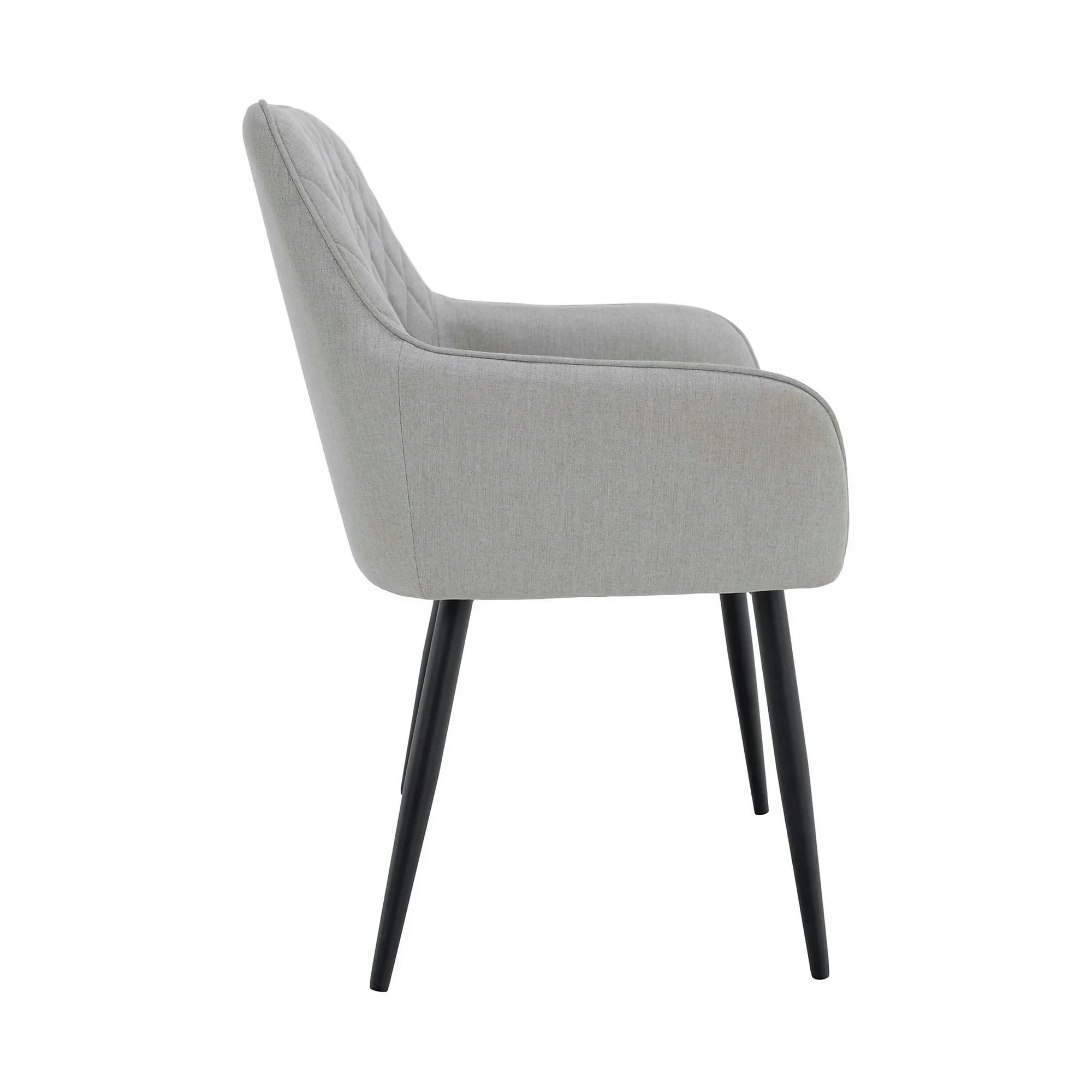 Scaun OSKOR, stofa clasica gri deschis - Nea 03, 56x59x84 cm